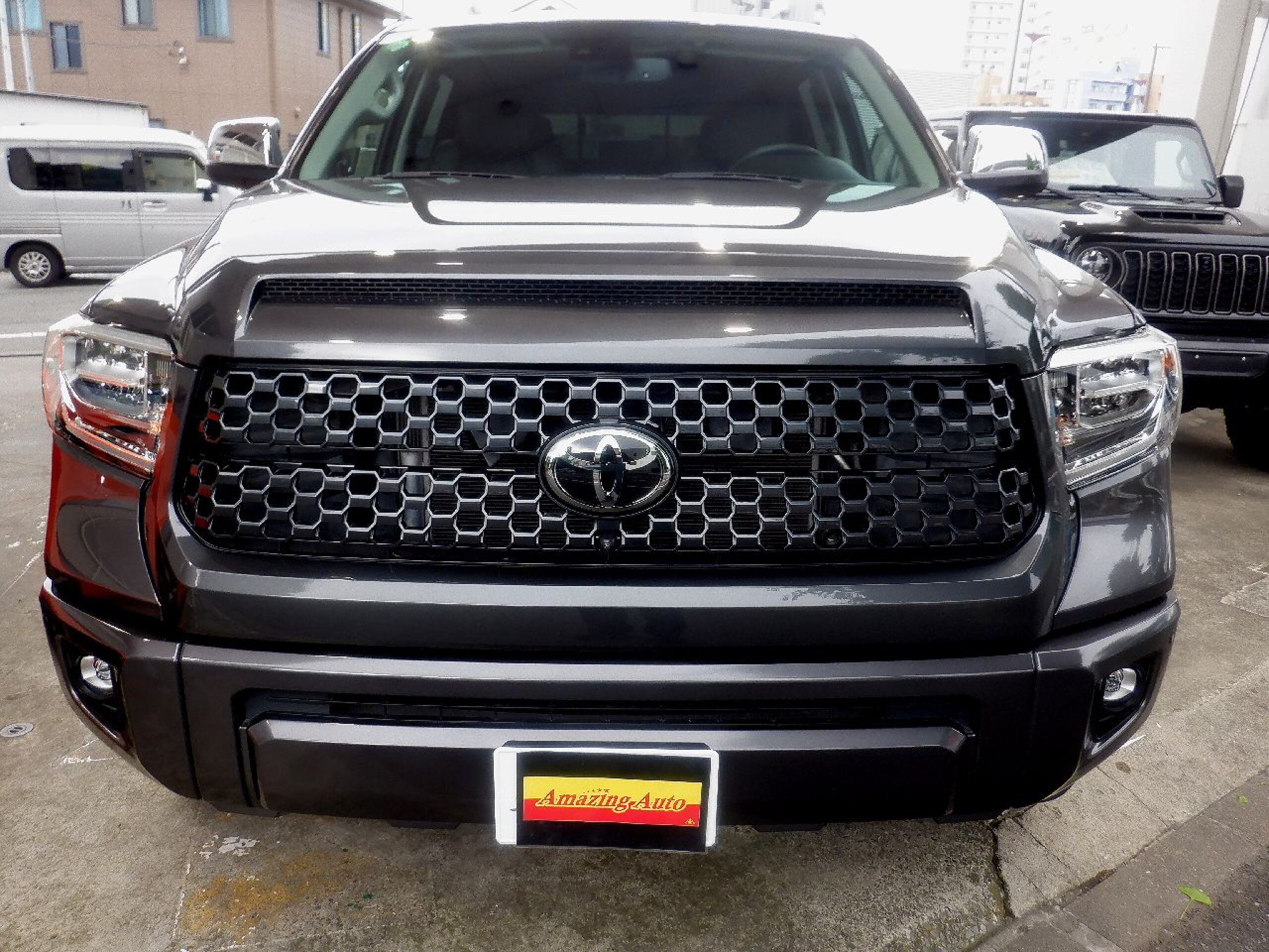 2021 Toyota Tundra - 米国トヨタ タンドラ クルーマックス プラチナム 5.7 V8 4WD 最終モデル新車並行車 20インチアルミ トヨタセーフティ―センス レーダークルーズ LEERキャンパーシェル 専用ブラックレザーシート シートヒーター・クーラー サンルーフ 6速AT
