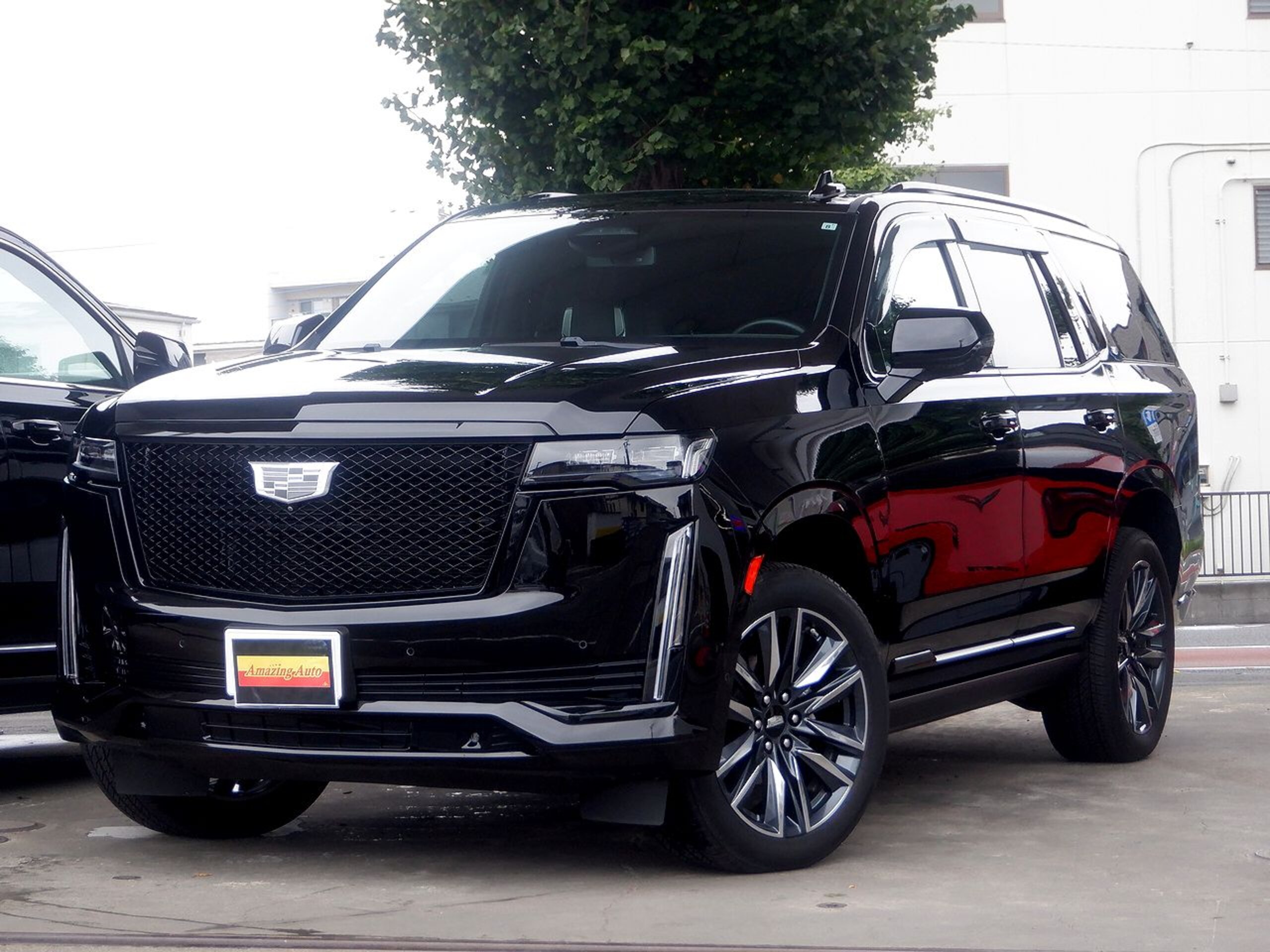 2021 Cadillac Escalade - キャデラック エスカレード スポーツ 4WD ディーラー車 純正22インチアルミ エアライドサスペンション ブラックレザー マッサージ機能付きシート アダプティブクルーズ パノラマルーフ オートステップ アップルカープレイ モノグラムエンブレム