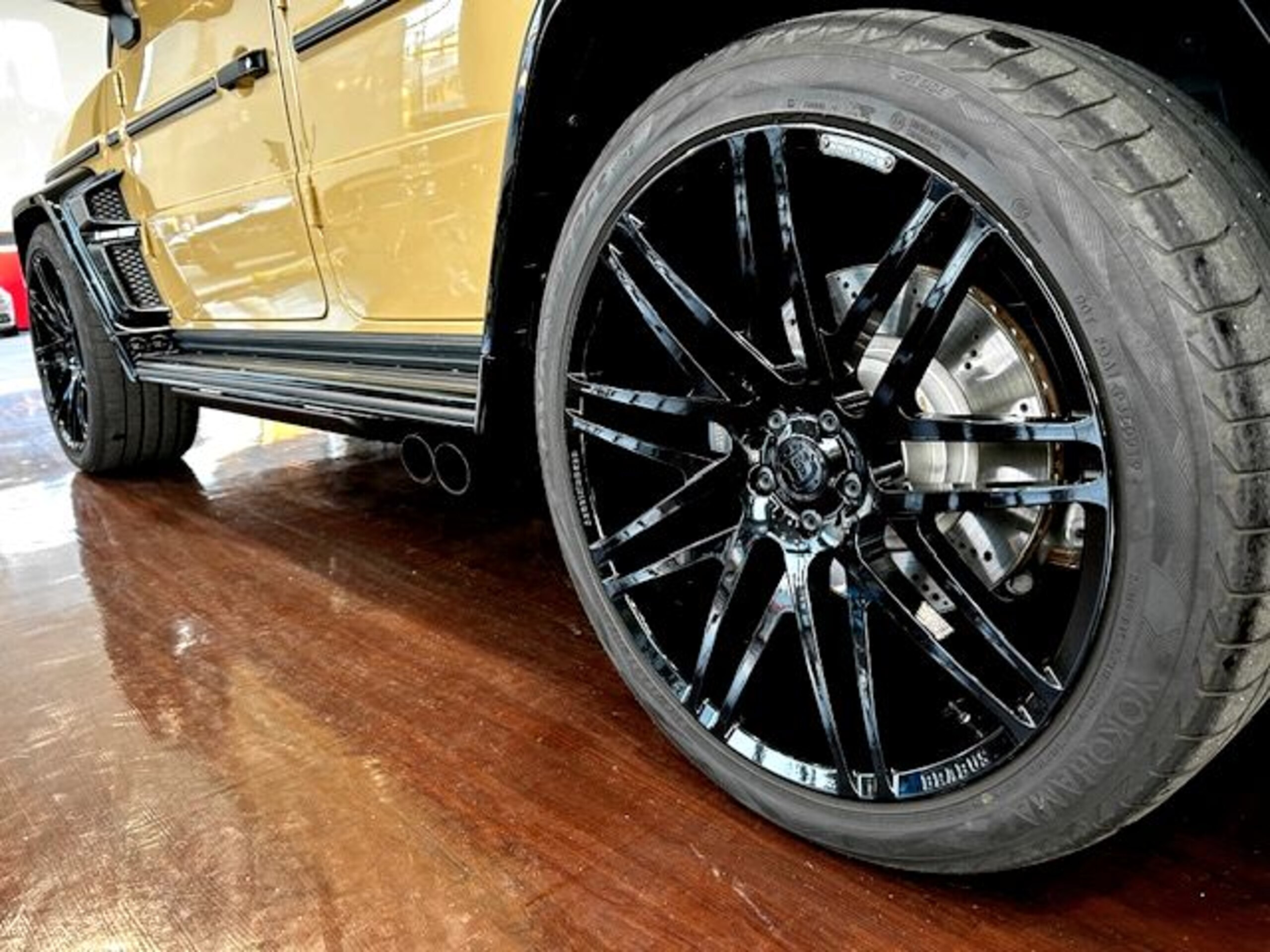2021 Mercedes-AMG G-Class - メルセデスＡＭＧ Gクラス G63 4WD 世田谷エディション BRABUS(WIDESTERキット・マフラー・ボンネットパネル・フロントルーフLED・ミラーカバー・ルーフスポイラー・スペアタイヤカバー・Monoblock-F 23インチ)・電動サイドステップ・ペイント