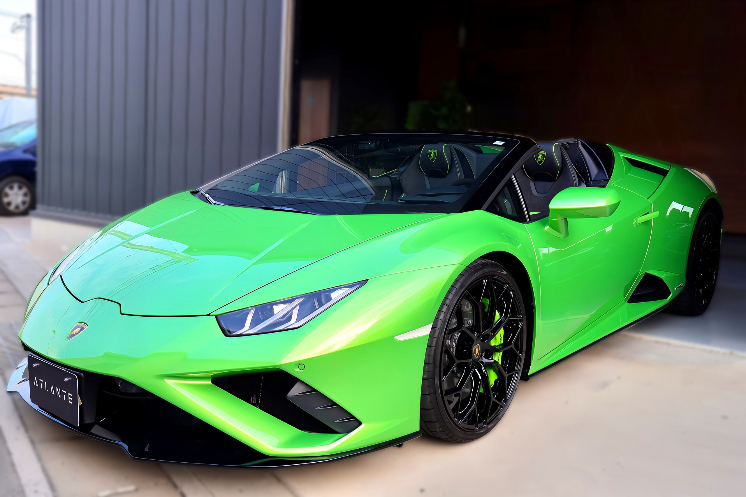 2022 Lamborghini HuracanSpider - ランボルギーニ ウラカンスパイダー EVO RWD (LDF) バルブ強化前最終 ドライバーP Pフィルム Narvi 20 forgedshinyblack AW Lifestyle DriverPack for spyder Style package Black Lamborghini Dynamic Steering Full electrically adjustable and heatedseats