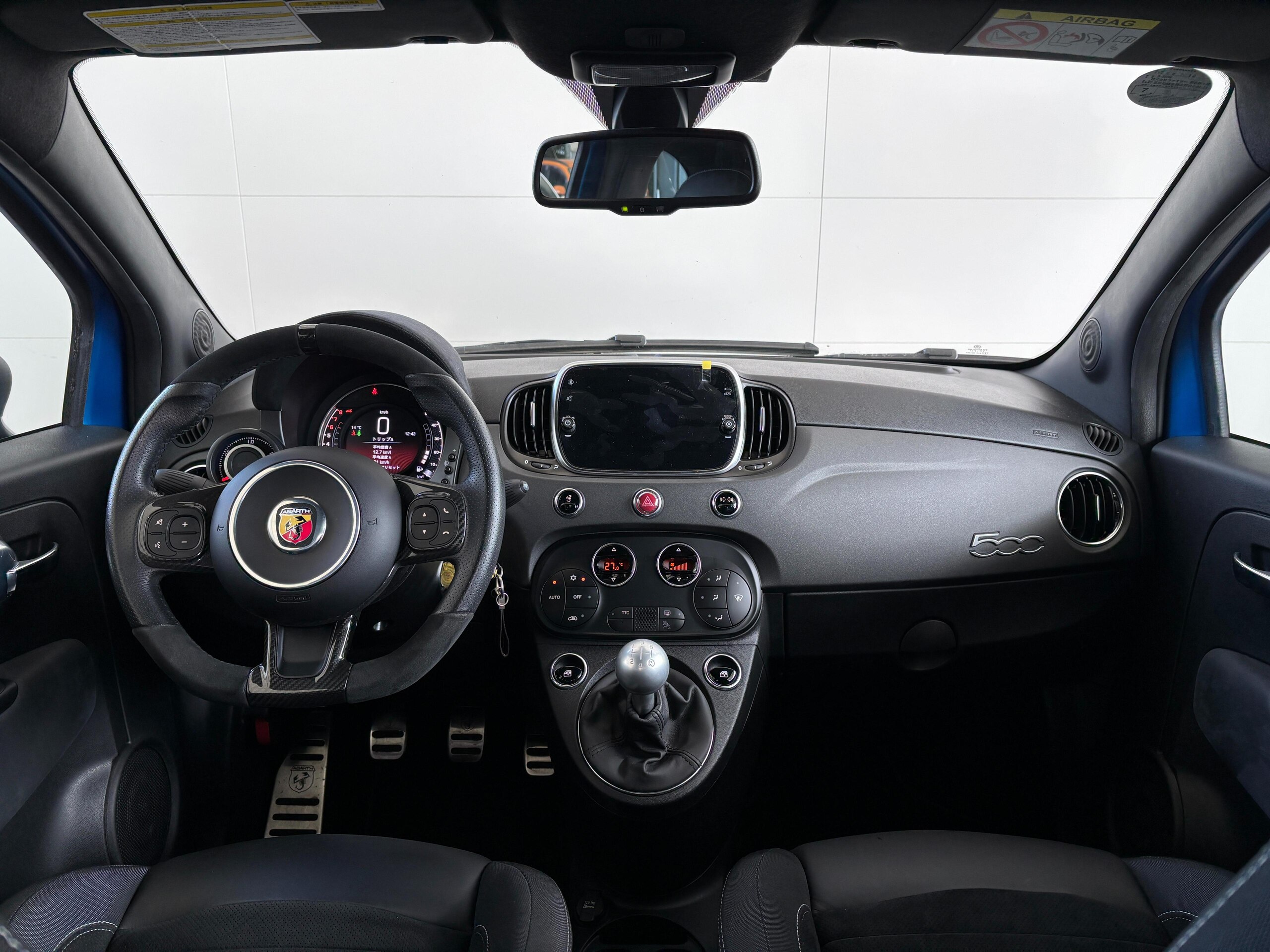 2022 Abarth 595 - アバルト 595 コンペティツィオーネ 特別限定色 ワンオーナー 全国1年保証付 左5MT 黄色Brembo レコモン KONI製サス サベルトシート キセノンヘッドライト パーキングセンサー IC付ターボ車 CarPlay/Android Auto Bluetooth 記録簿付 スペア―有