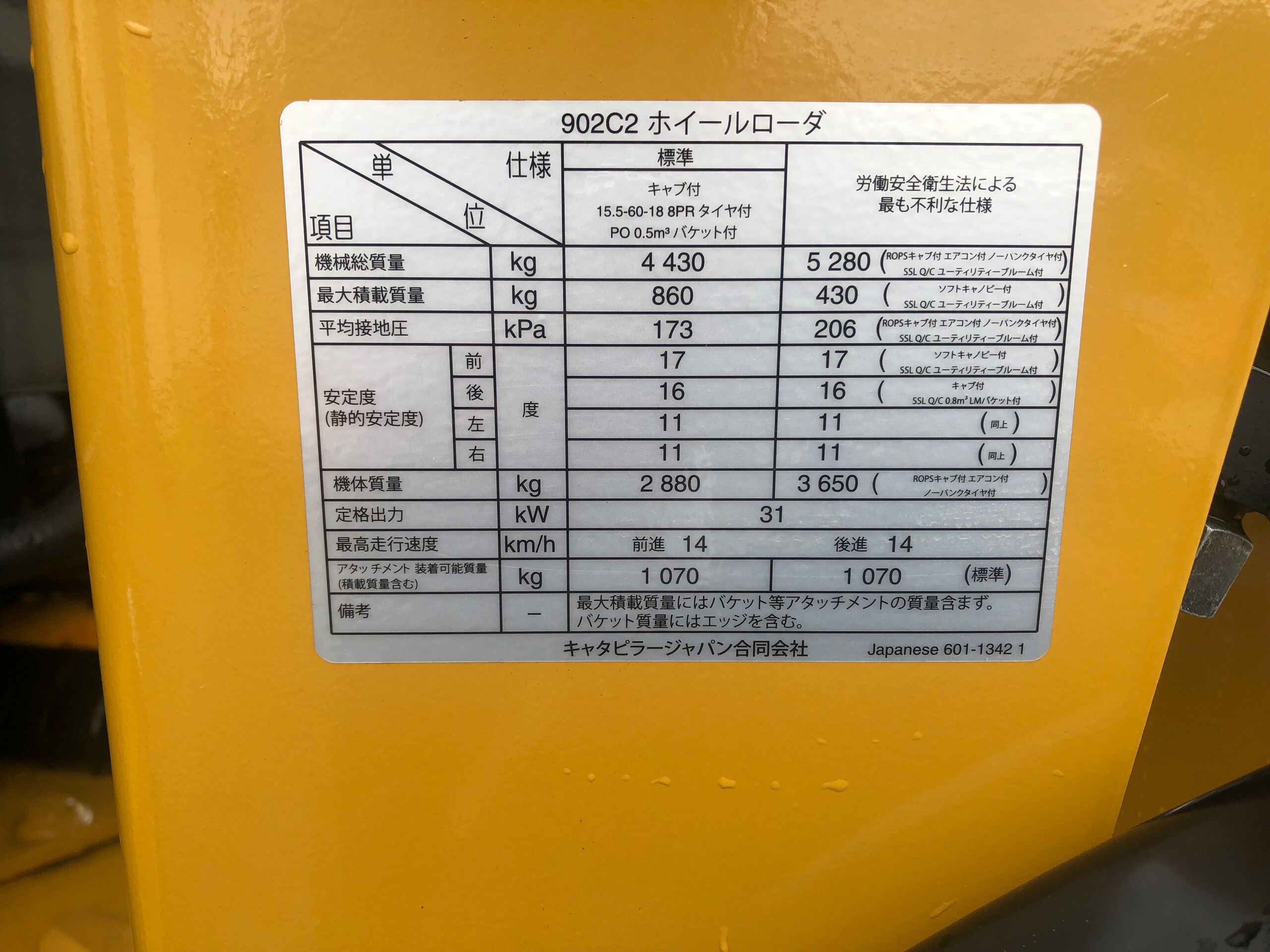 2023 Other Japanese Caterpillar 902C2 Wheel Loader - 国産車その他 キャタピラー902C2ホイルローダー タイヤショベル 稼働時間89アワーメーター 除雪パッケージ 18インチスノースパイクタイヤ