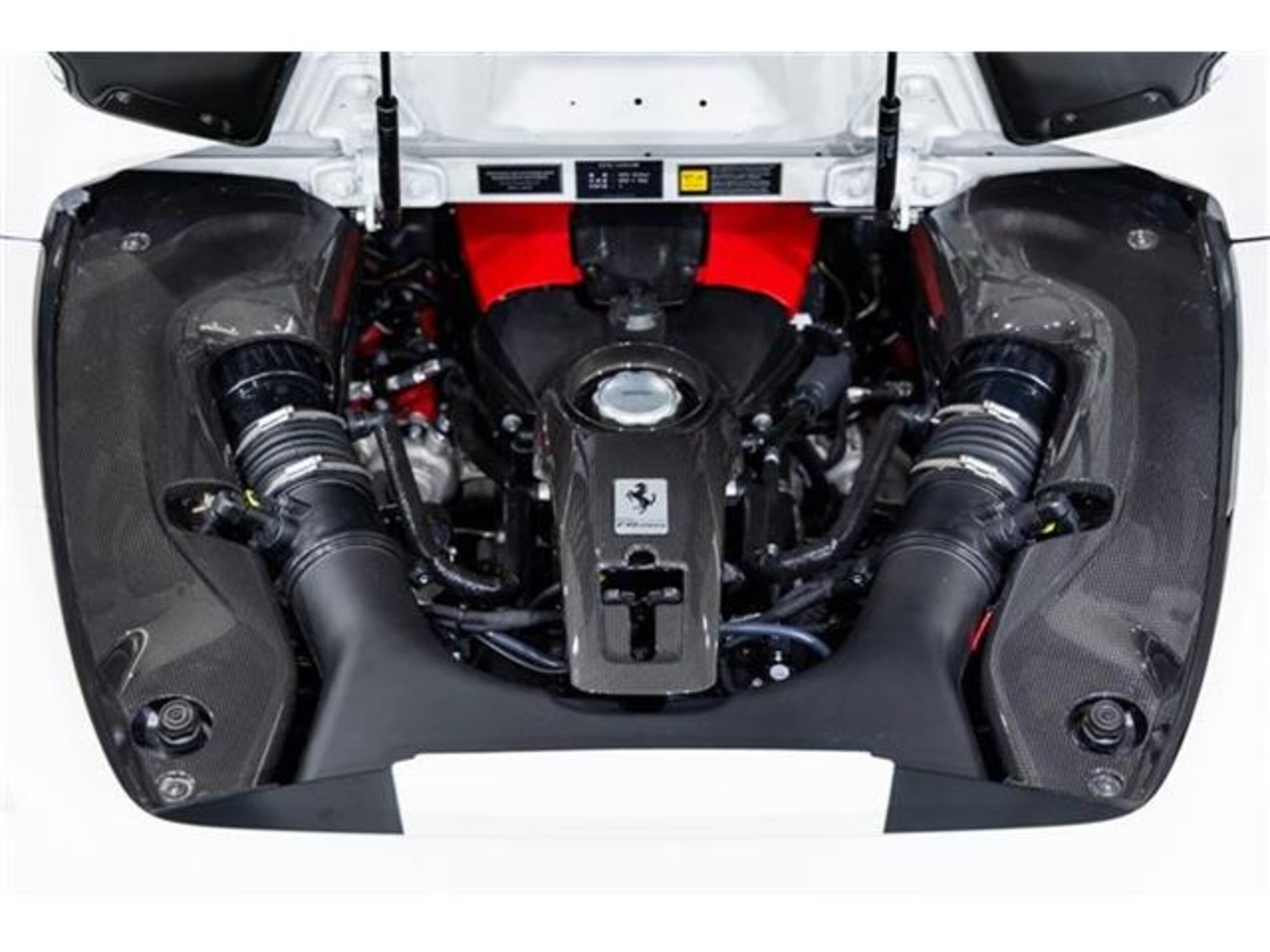 2023 Ferrari F8Spider - フェラーリ F8スパイダー F1 DCT カラーBiancoCervino/RossoFerrari アラウンドビュー サペンションリフター LEDカーボンステア ジアッロブレーキキャリパー カーボンサイドスプリッター イエローレブカウンター AppleCarPlay