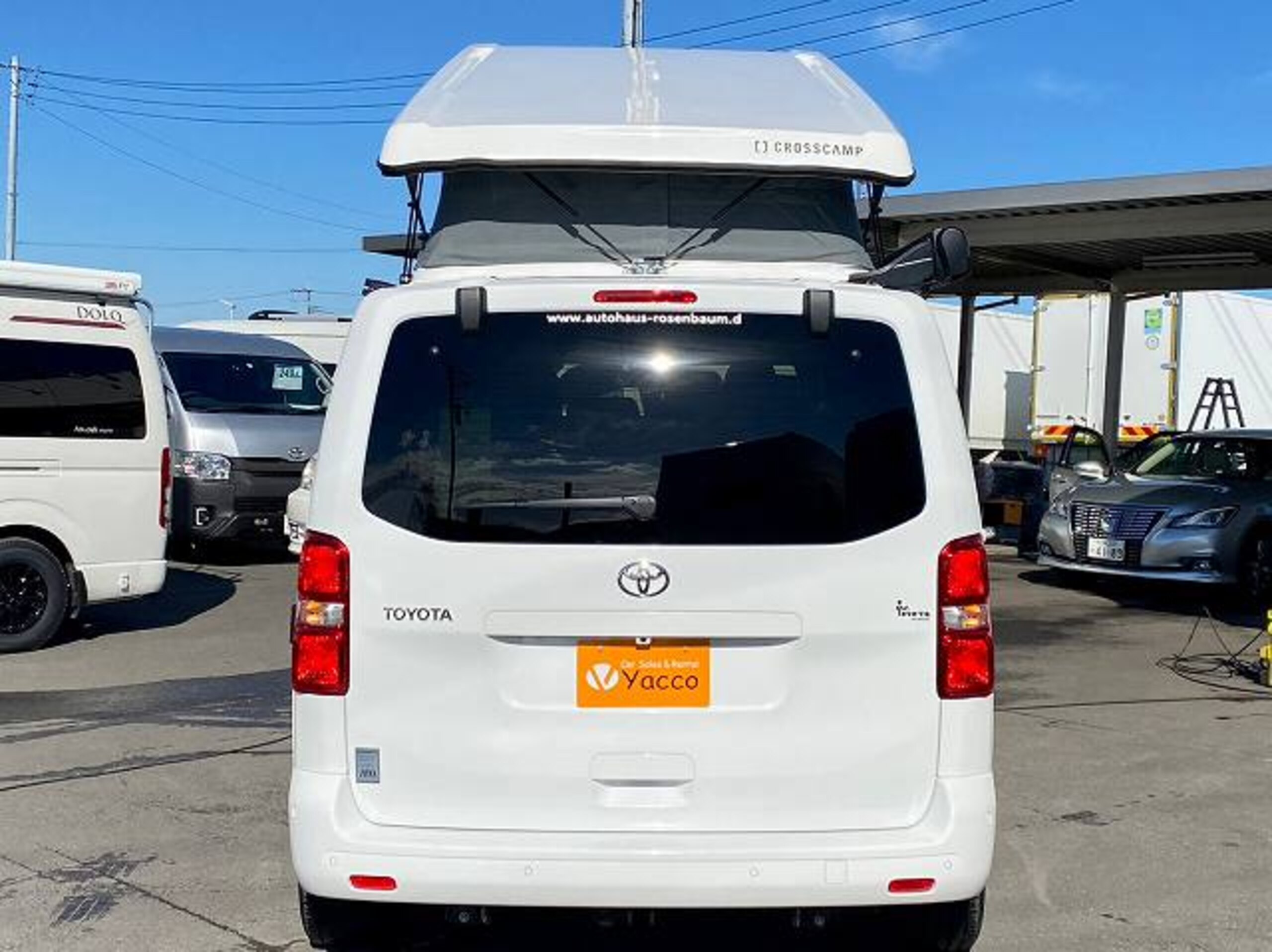 2023 Other Imported European Toyota ProAce - 輸入車その他 欧州トヨタ プロエース CROSSCAMP セーフティセンス CARPLAY スカイトップビュー サイドカメラ スマートキー シートヒータ サブバッテリ 電圧計 FFヒーター 走行時リアクーラー&ヒーター シンク コンロ 冷蔵庫 ヒッチメンバー
