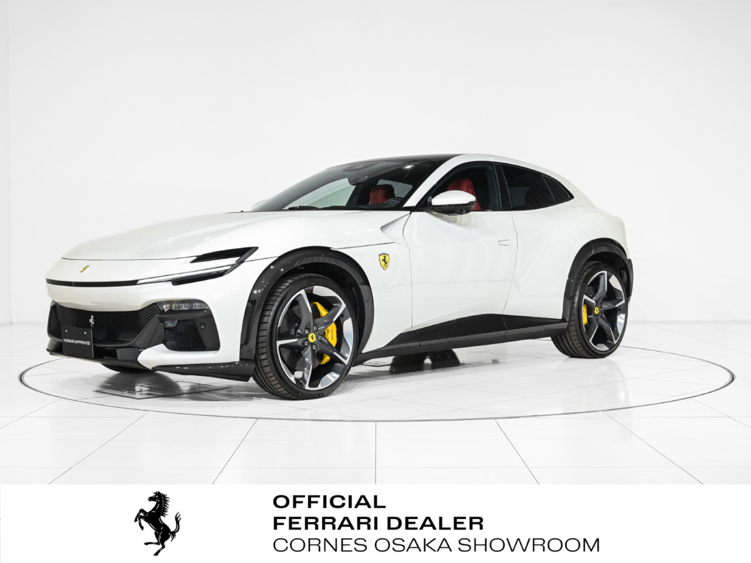 2024 Ferrari Purosangue - フェラーリ プロサングエ F1 DCT 4WD ディマブル・ルーフ LED付カーボンファイバー・ステアリングホイール カーボンファイバー・ホイールアーチ カーボンファイバー・アウターシルカバー グレー・ダイヤモンドカット・鍛造ホイール