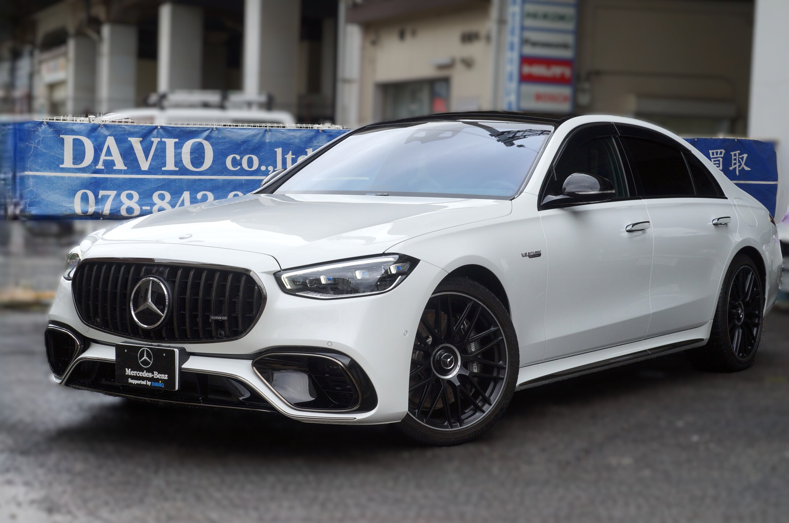 2024 Mercedes-AMG S-Class - メルセデスＡＭＧ Sクラス S 63 E パフォーマンス 4WD MP202501 ナイトPKG デジタルLED リアアクスルステア ピアノラッカーインテリアトリム ARHUD 3Dコクピットディスプレイ 黒革シート+ヒーター&ベンチレーション ハンズフリー電動トランク 360°カメラ カープレイ&オート