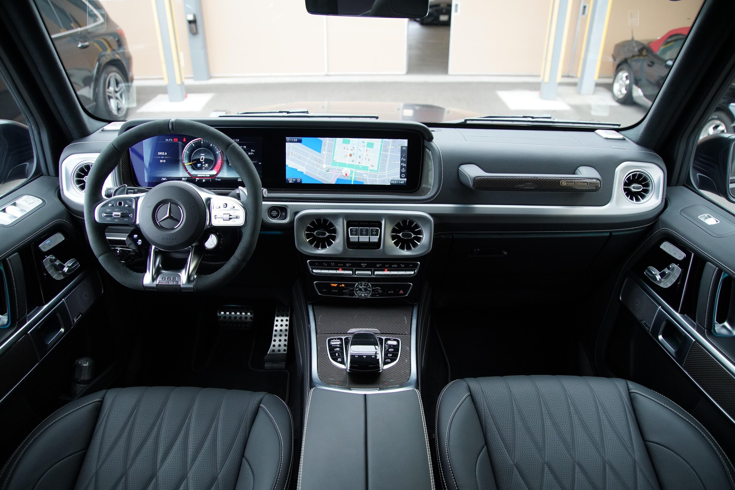 2024 Mercedes-AMG G-Class - メルセデスＡＭＧ Gクラス G63 グランド エディション 4WD 法人ワンオーナー 左ハンドル 限定95台 Gマヌファクトゥーアプログラムプラス AMGナイトPKG AMGカーボンファイバー/コッパーインテリアトリム アダプティブクルーズコントロール アクティブブレーキアシスト