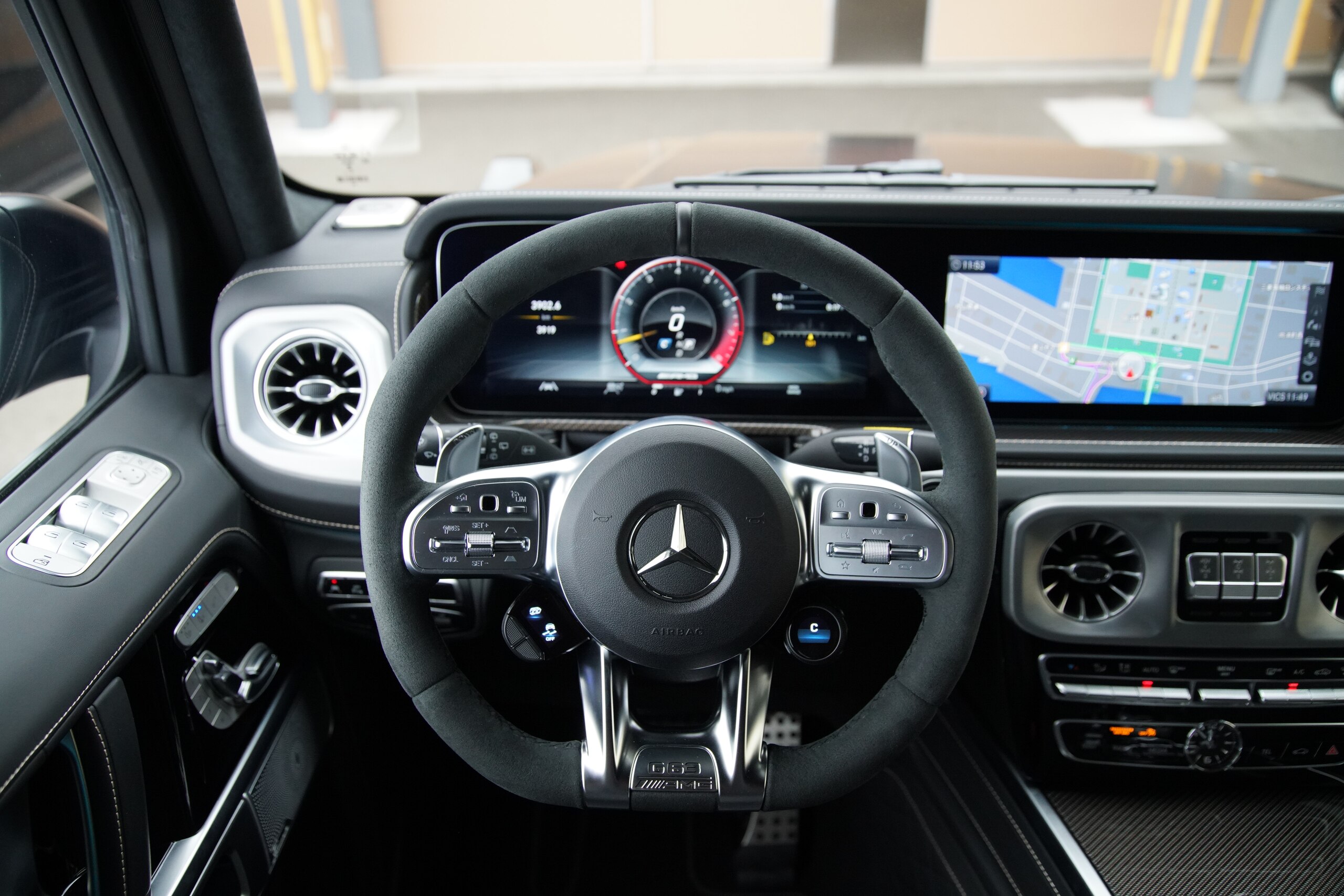 2024 Mercedes-AMG G-Class - メルセデスＡＭＧ Gクラス G63 グランド エディション 4WD 法人ワンオーナー 左ハンドル 限定95台 Gマヌファクトゥーアプログラムプラス AMGナイトPKG AMGカーボンファイバー/コッパーインテリアトリム アダプティブクルーズコントロール アクティブブレーキアシスト