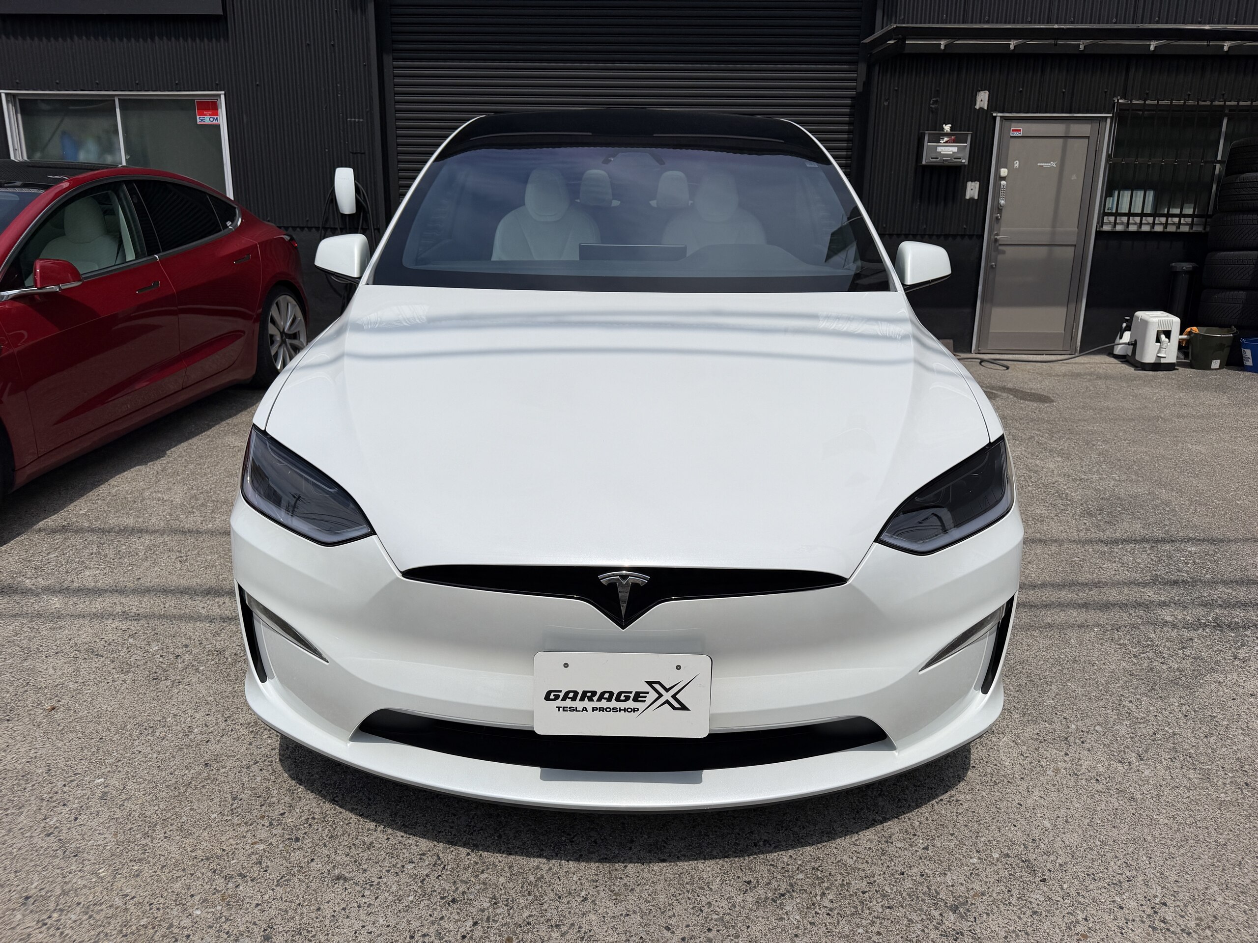 2024 Tesla Model X - テスラ モデルX ロングレンジ AWD 白内装 7人乗り FSD 純正22インチ 純正ヨーク ETC シートベンチレーション