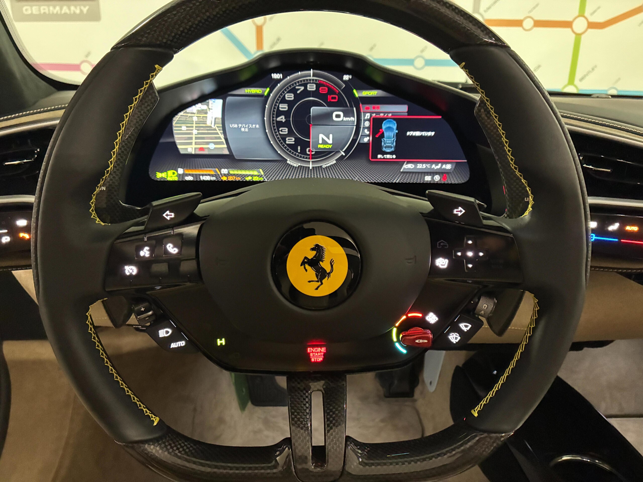 2024 Ferrari 296GTS - フェラーリ 296GTS F1 DCT フルPPF/ベージュ内装/ジアッロステッチ/AppleCarplay/アルカンターラレーシングシート/カーボンステアリング/ダイヤモンドポリッシュ鍛造ホイール/フロントリフター