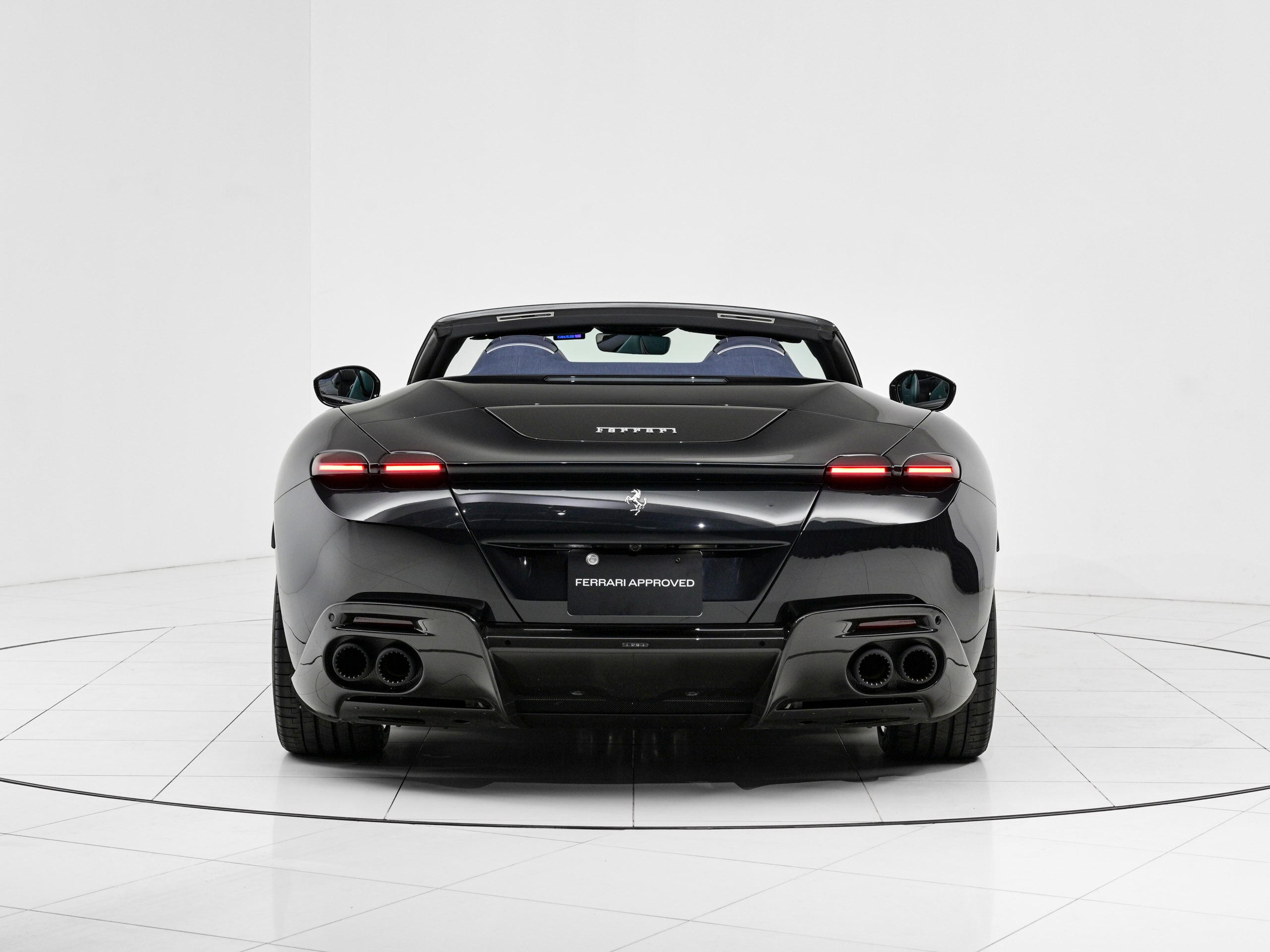 2025 Ferrari RomaSpider - フェラーリ ローマスパイダー F1 DCT 左H マグネライド LEDカーボンステア カーボン製Fウイング/ディフューザー/アウターシルカバー ダイアモンド研磨鍛造20AW