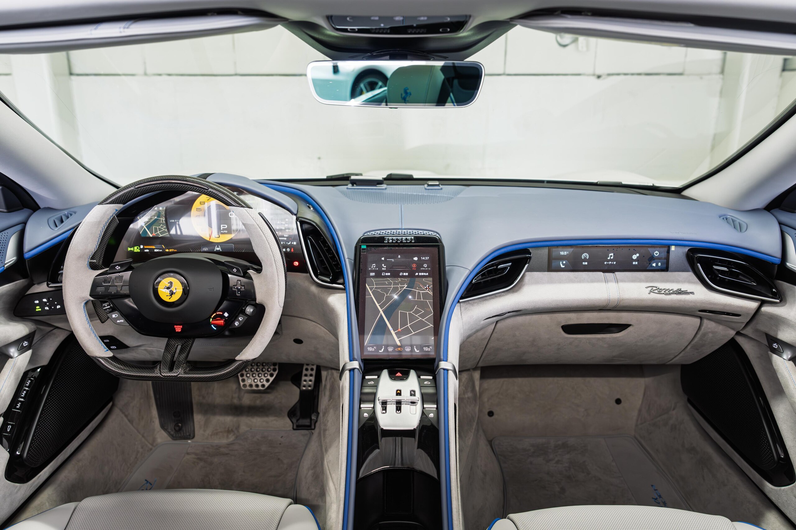 2025 Ferrari RomaSpider - フェラーリ ローマスパイダー F1 DCT OP1140 Bianco Cervino カーボン(リアディフューザー・シルカバー・Fスポイラー) LEDステアリング 鍛造ホイールダイアモンドカット 正規ディーラー車