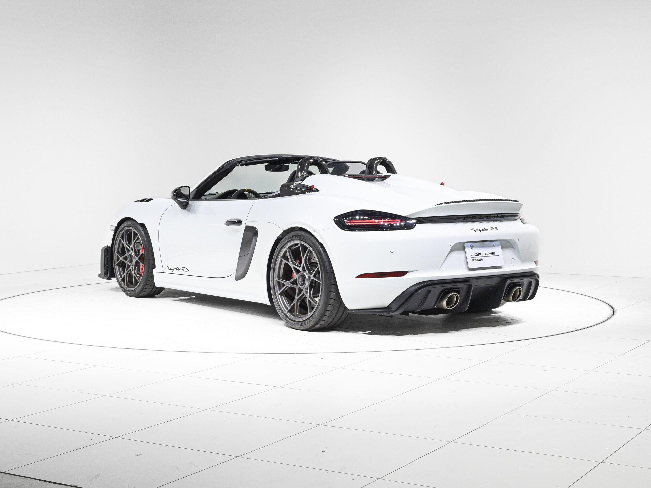2025 Porsche 718Spider - ポルシェ 718スパイダー RS PDK ヴァイザッハPKG スポーツクロノPKG フロントアクスルリフトシステム LEDヘッドライトPDLS 助手席フットウェル収納ネット