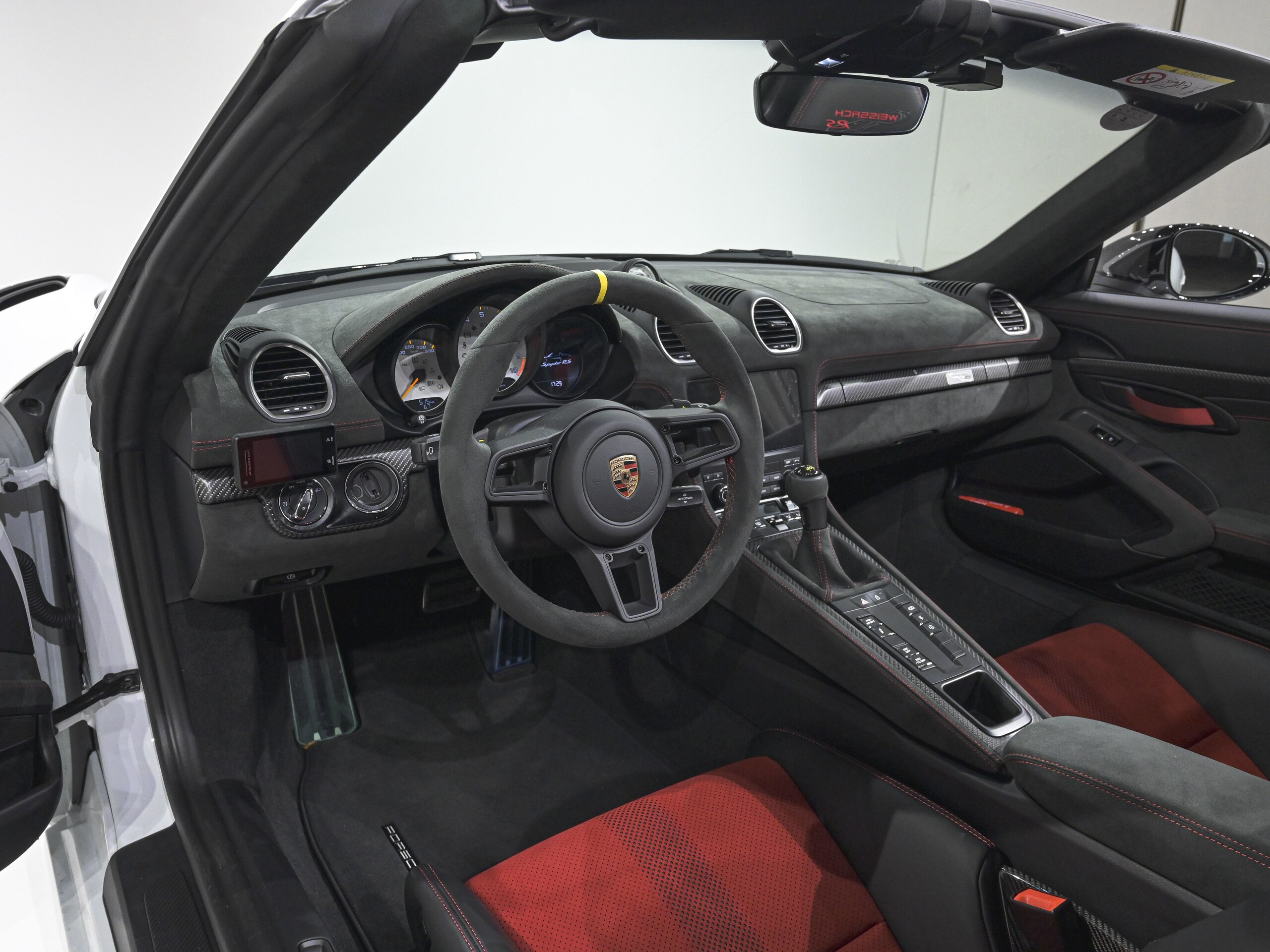 2025 Porsche 718Spider - ポルシェ 718スパイダー RS PDK ヴァイザッハPKG スポーツクロノPKG フロントアクスルリフトシステム LEDヘッドライトPDLS 助手席フットウェル収納ネット