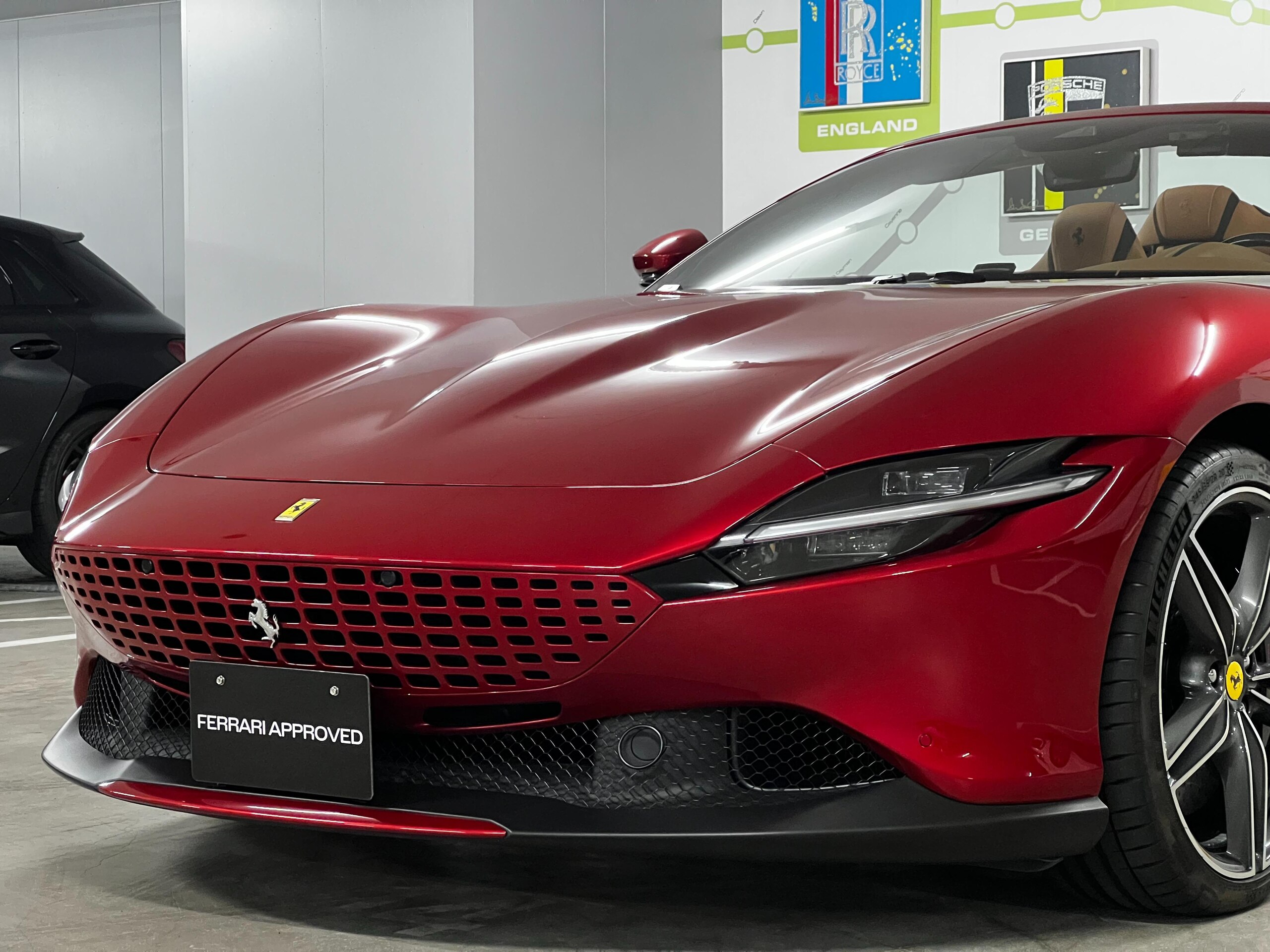 2025 Ferrari RomaSpider - フェラーリ ローマスパイダー F1 DCT 内装クオイオ ベンチレーションシート マグネライドサスペンション LEDカーボンステア ステアリングヒーター