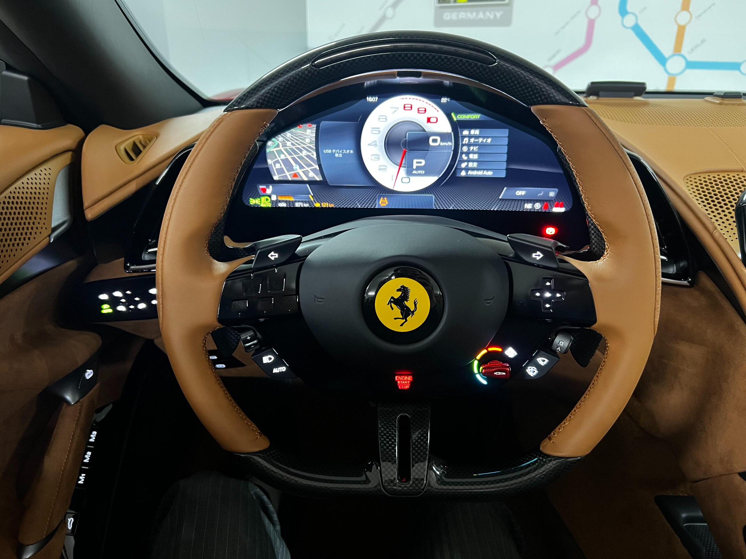 2025 Ferrari RomaSpider - フェラーリ ローマスパイダー F1 DCT 内装クオイオ ベンチレーションシート マグネライドサスペンション LEDカーボンステア ステアリングヒーター