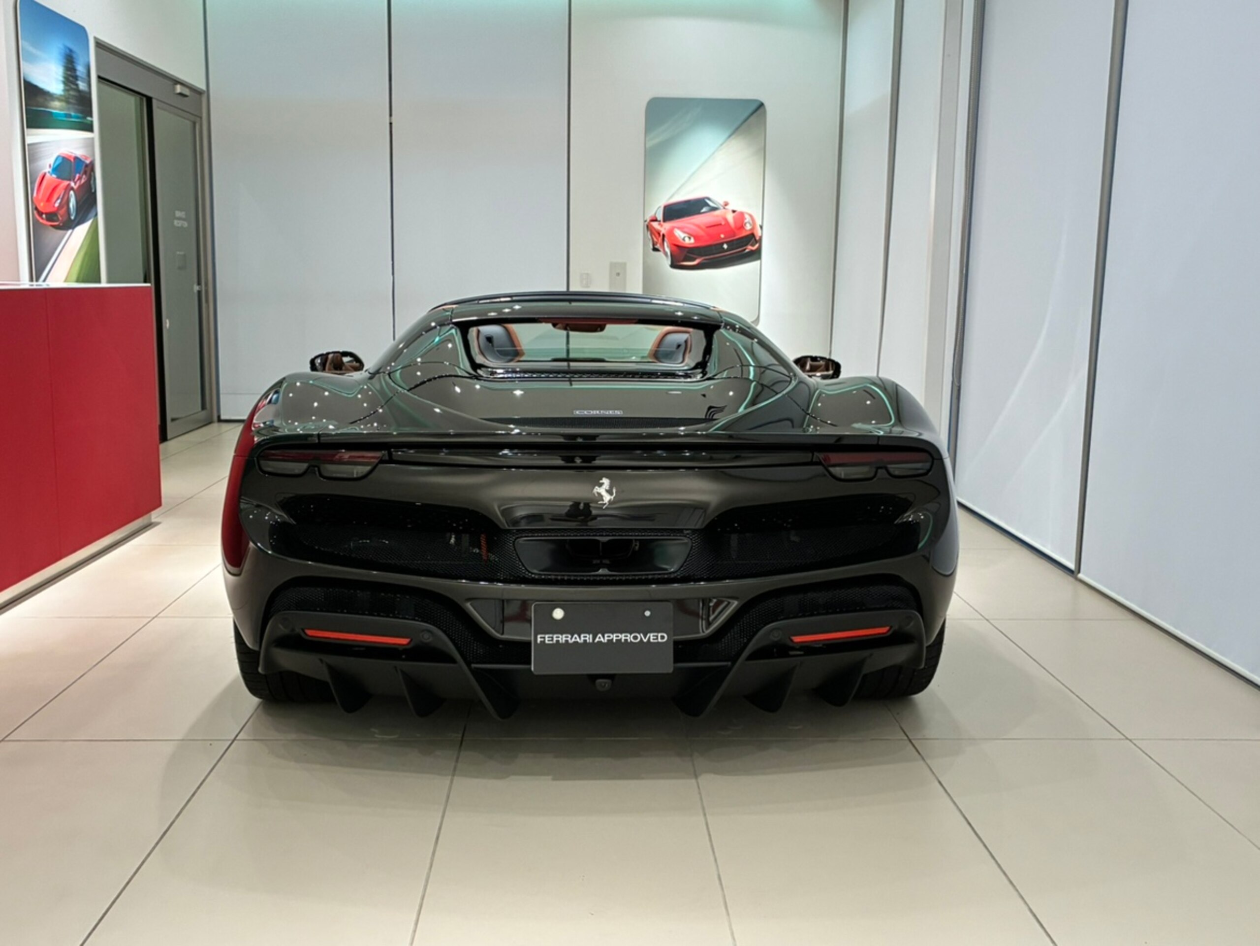 2026 Ferrari 296GTS - フェラーリ 296GTS F1 DCT NeroDaytona/TerraBruciata LED付カラードレザーカーボンステアリング サスペンションリフター ベンチレーテッドフル電動シート AFS ブラインドスポットモニター
