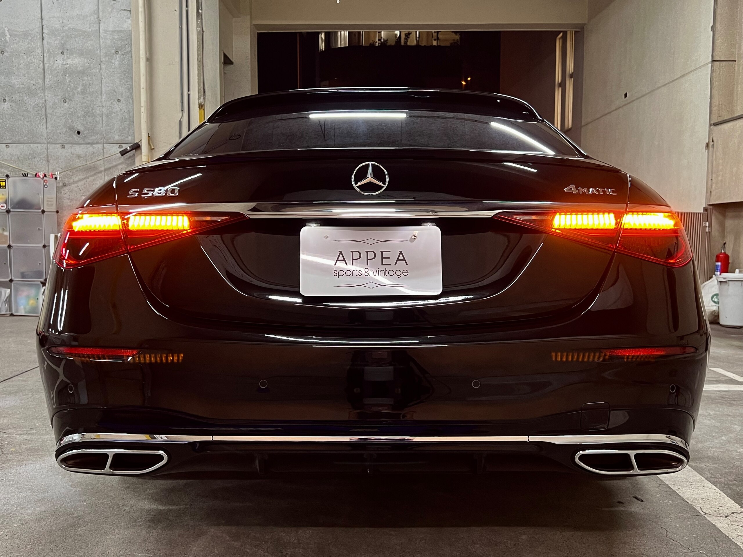 2022 Mercedes-Benz S-Class - メルセデス・ベンツ Sクラス S580 4マチック AMGラインパッケージ (ISG搭載モデル) 4WD MP202202 左H 4000ccV8ショート 純正OP400万 走1.8万K 2190kg立体駐車場可/TV走行可 パノラマSR 純正OP21AW/ドライバーズ&レザーエクスクルーシブPKG/ARHUD/3Dコクピット/ブルメスター4Dサウンド ルーフ&トランクスポイラー