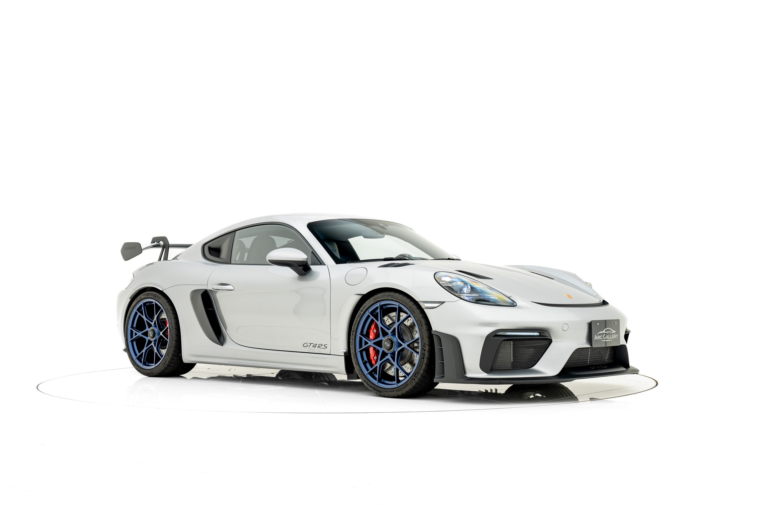 2022 Porsche 718 Cayman - ポルシェ 718ケイマン GT4 RS PDK 左ハンドル LEDヘッドライト(PDLS) アダプティブスポーツシートプラス(電動18Way) シートヒーター スポーツクロノパッケージ(ホワイトメーター) ホイールインディゴブルー塗装 ディープシーブルーベルト