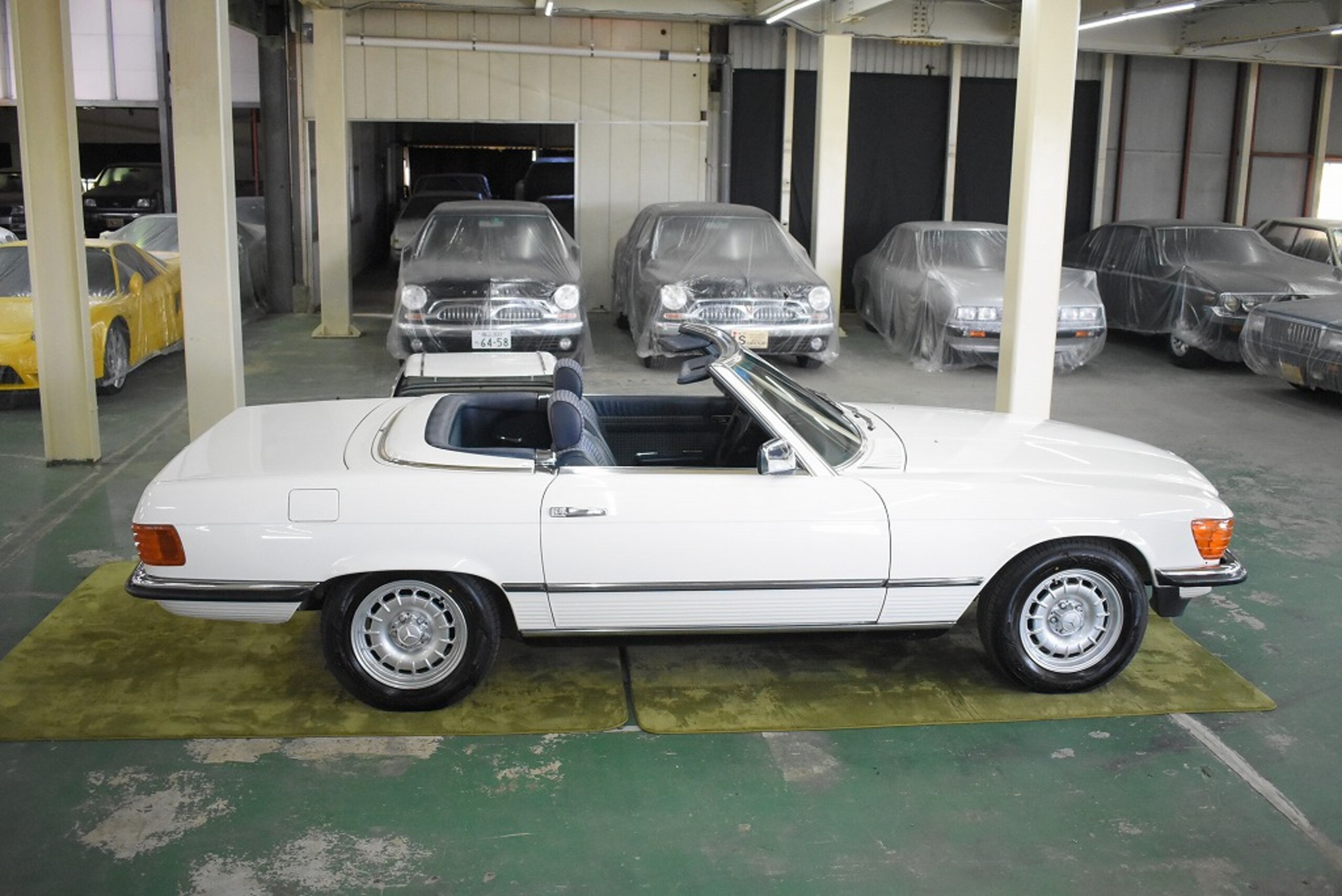 1984 Mercedes-Benz SLClass - メルセデス・ベンツ SLクラス 380SL 取説 ディ―ラー車 ハードトップ付 ガレージ保管 ネイビーソフトトップ 取説