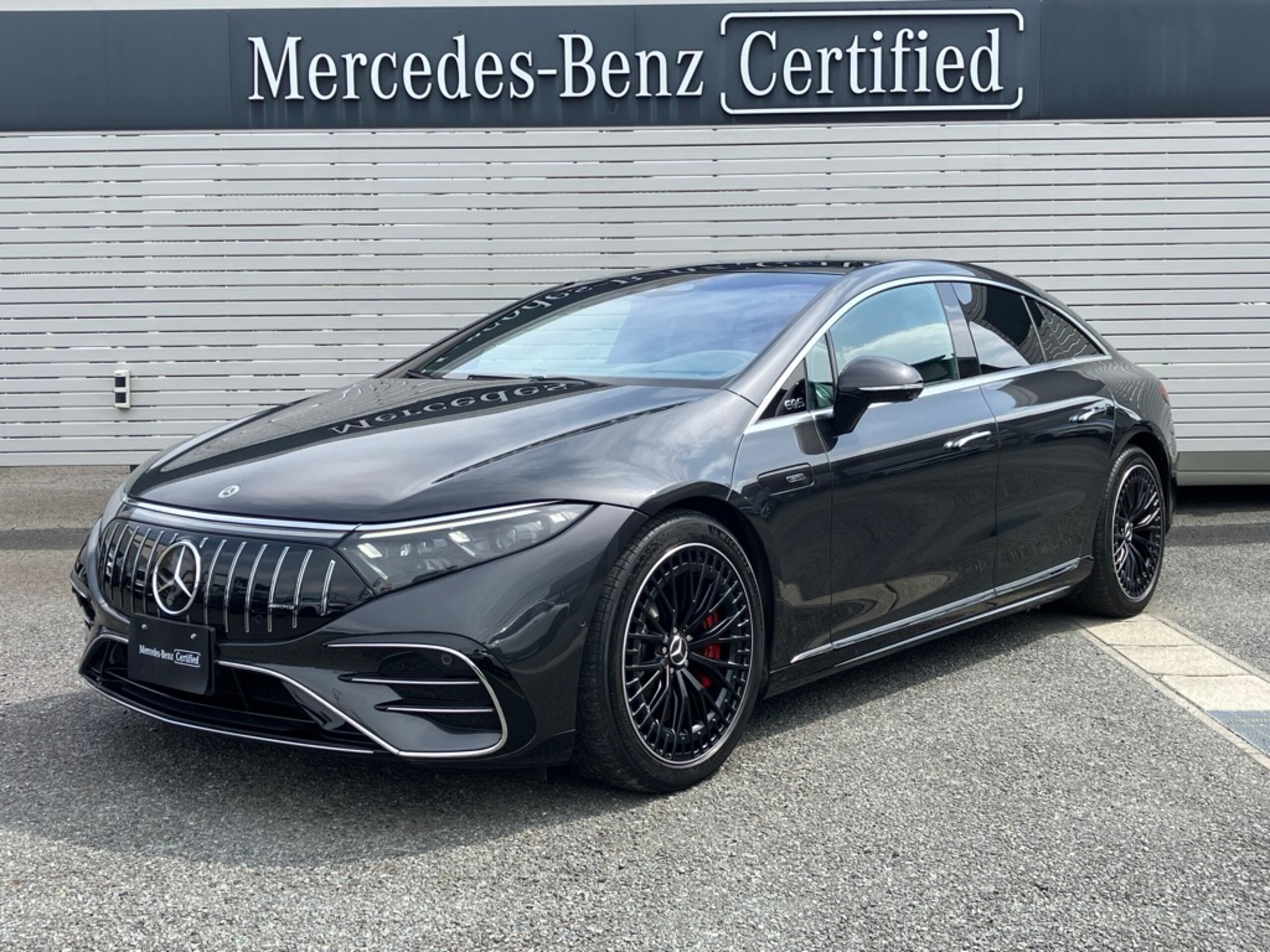 2024 Mercedes-AMG EQS - メルセデスＡＭＧ EQS 53 4マチックプラス 4WD MP202302 ワンオーナー エクステリアパッケージ AMGカーボンファイバーインテリアトリム リアベルトバック メモリー付パワーシート シートベンチレーション レーダーセーフティ ブルメスターサラウンド