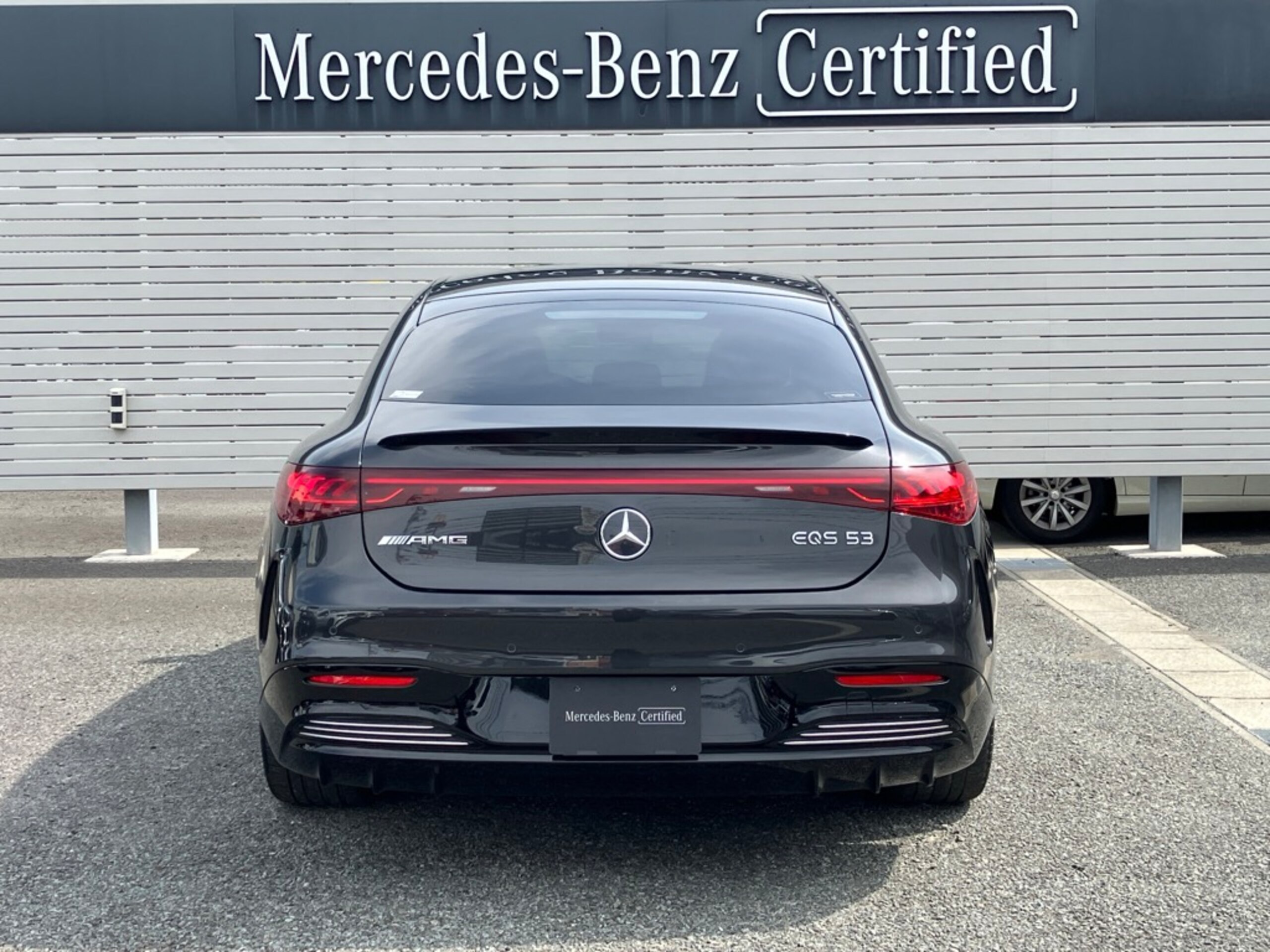 2024 Mercedes-AMG EQS - メルセデスＡＭＧ EQS 53 4マチックプラス 4WD MP202302 ワンオーナー エクステリアパッケージ AMGカーボンファイバーインテリアトリム リアベルトバック メモリー付パワーシート シートベンチレーション レーダーセーフティ ブルメスターサラウンド