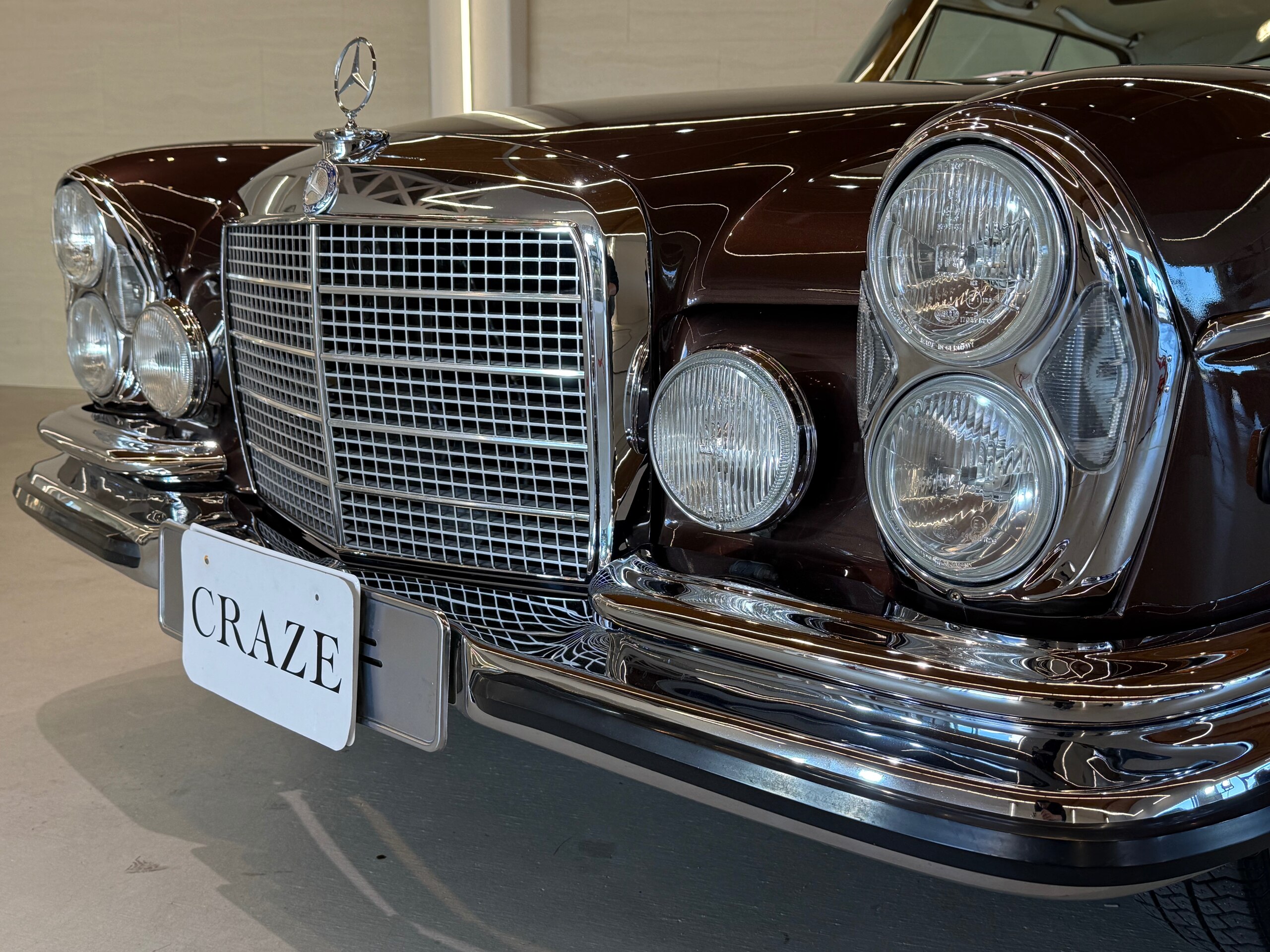 1989 Mercedes-Benz 280SE 3.5coupe - メルセデス・ベンツ 280SE 3.5coupe 280SE 1969 レストア車 ホワイトインテリア エアコン パワーステアリング SR ミシュランクラシックタイヤ リクロームメッキ