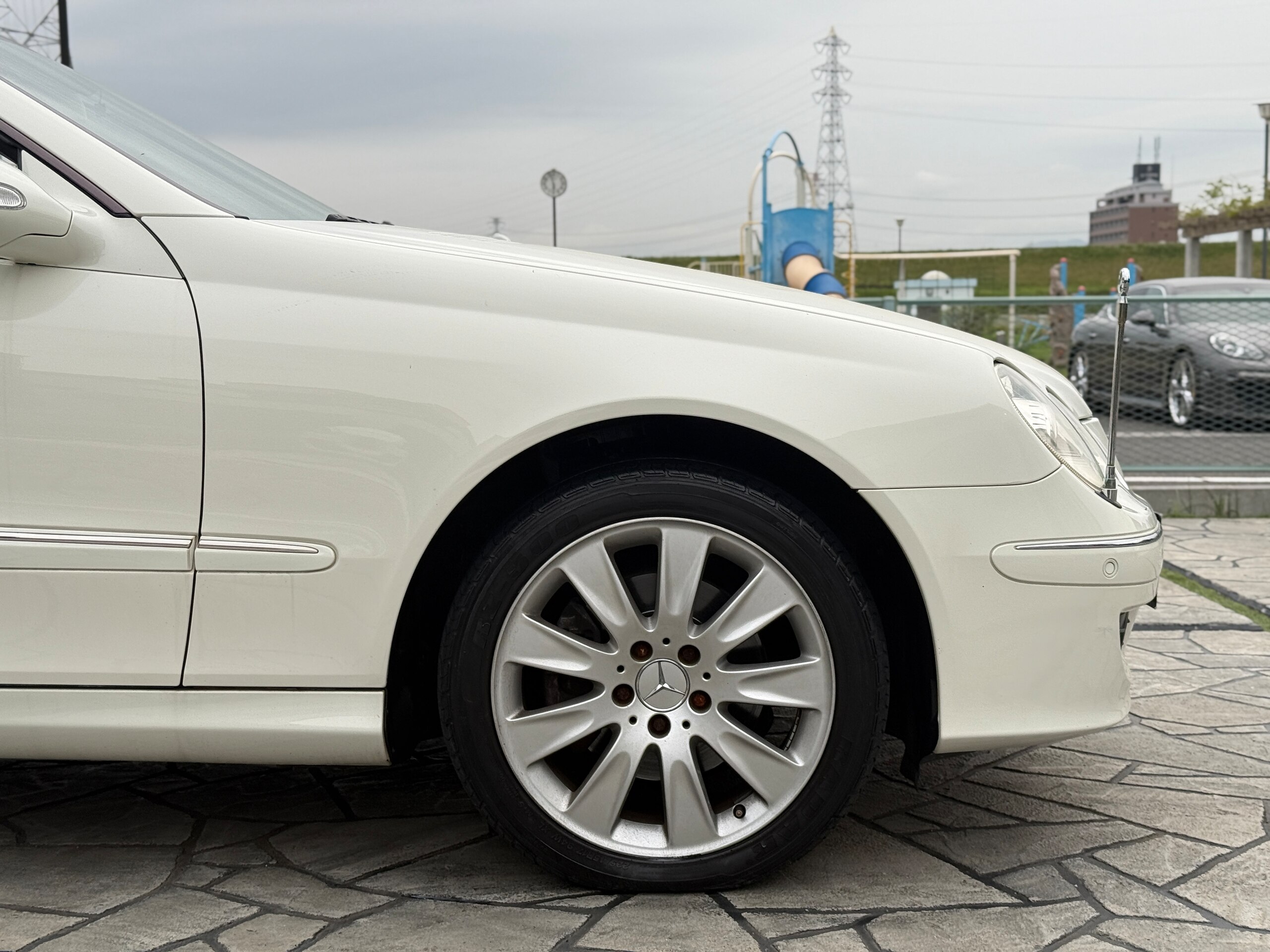 2007 Mercedes-Benz CLKClass Cabriolet - メルセデス・ベンツ CLKクラスカブリオレ CLK350カブリオレ 左ハンドルディーラー車ブラックインテリアレザーシートパワーシートキーレス純正アルミホイール純正カーナビ