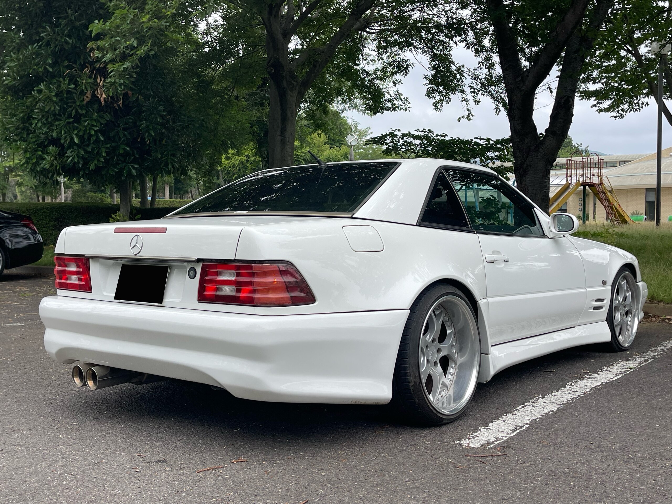 1995 Mercedes-Benz SLClass - メルセデス・ベンツ SLクラス SL500 VITTコンプリートカー/陸事公認済/VITT19インチAW/マフラー/シート張替/VITTスピードメーター/ハードトップ&ホロ/エアコン/社外ナビ/レザーシート