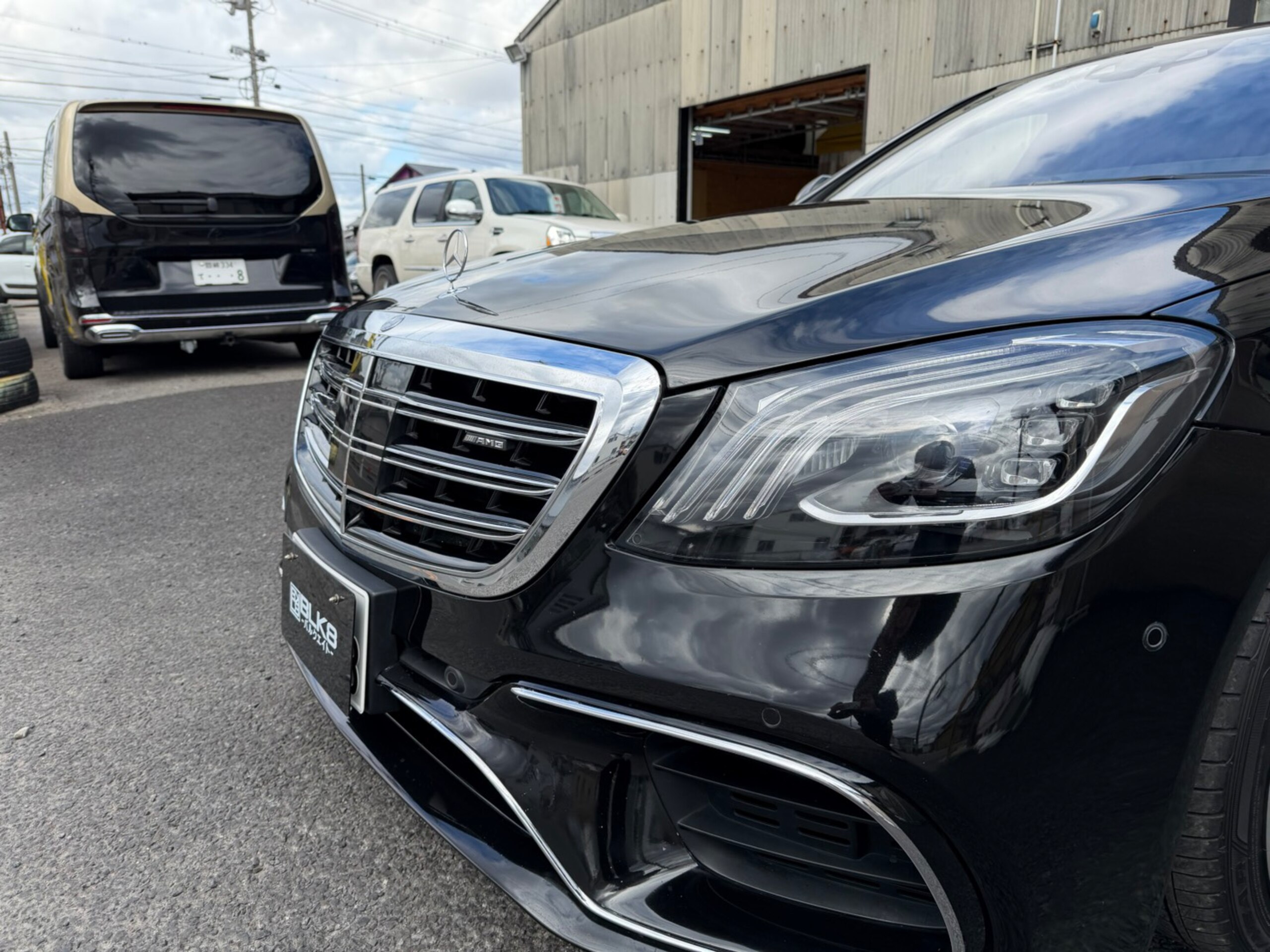 2015 Mercedes-Benz S-Class - メルセデス・ベンツ Sクラス S400 h エクスクルーシブ AMGライン 正規ディーラー車 2WD ラグジュアリーPKG サンルーフ 後期AMG S63仕様 シーケンシャルウインカー 革シート 電動リアゲート シートヒーター ドラレコ レーダー探知 バックカメラ ETC エアバック