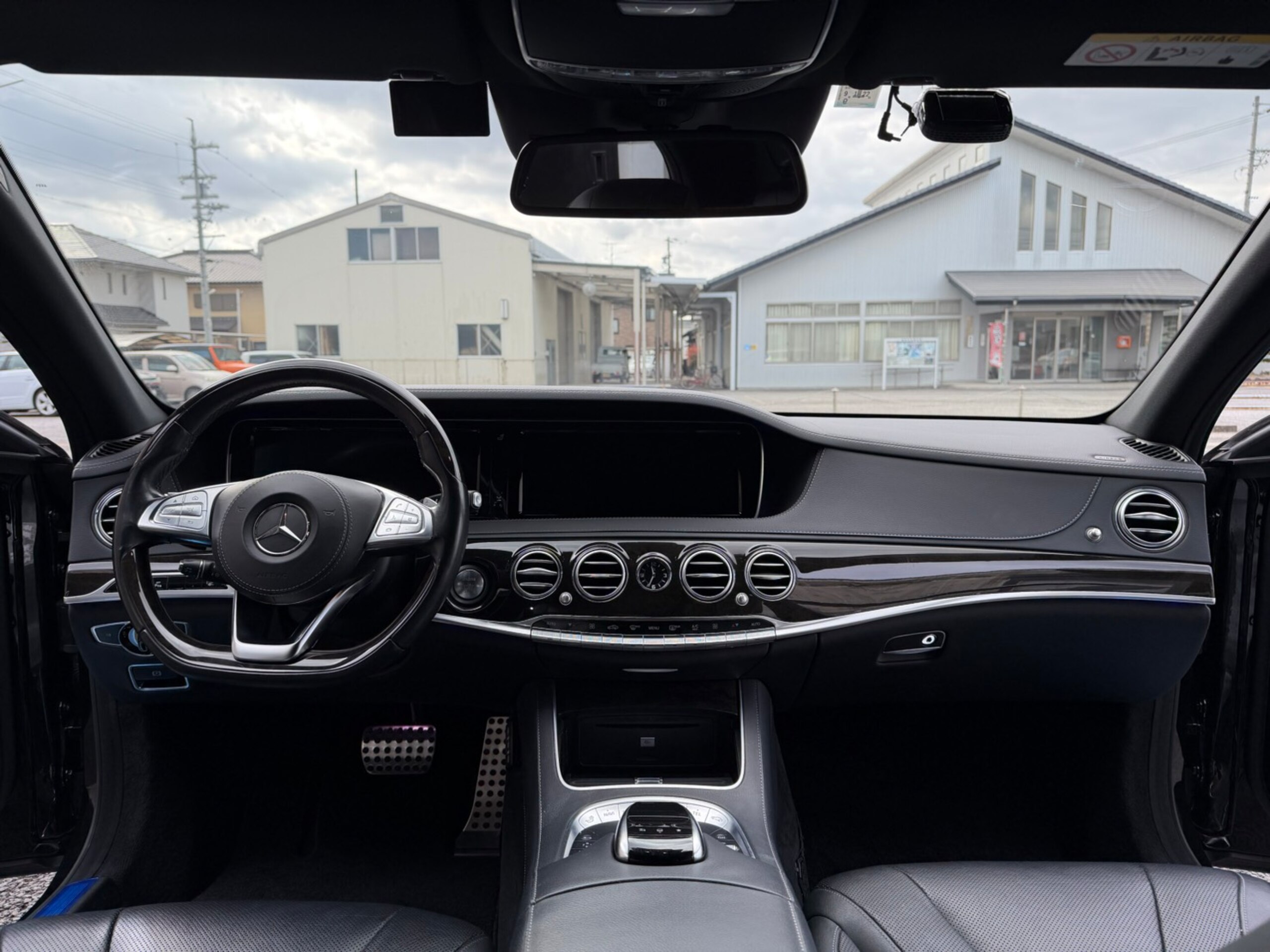 2015 Mercedes-Benz S-Class - メルセデス・ベンツ Sクラス S400 h エクスクルーシブ AMGライン 正規ディーラー車 2WD ラグジュアリーPKG サンルーフ 後期AMG S63仕様 シーケンシャルウインカー 革シート 電動リアゲート シートヒーター ドラレコ レーダー探知 バックカメラ ETC エアバック