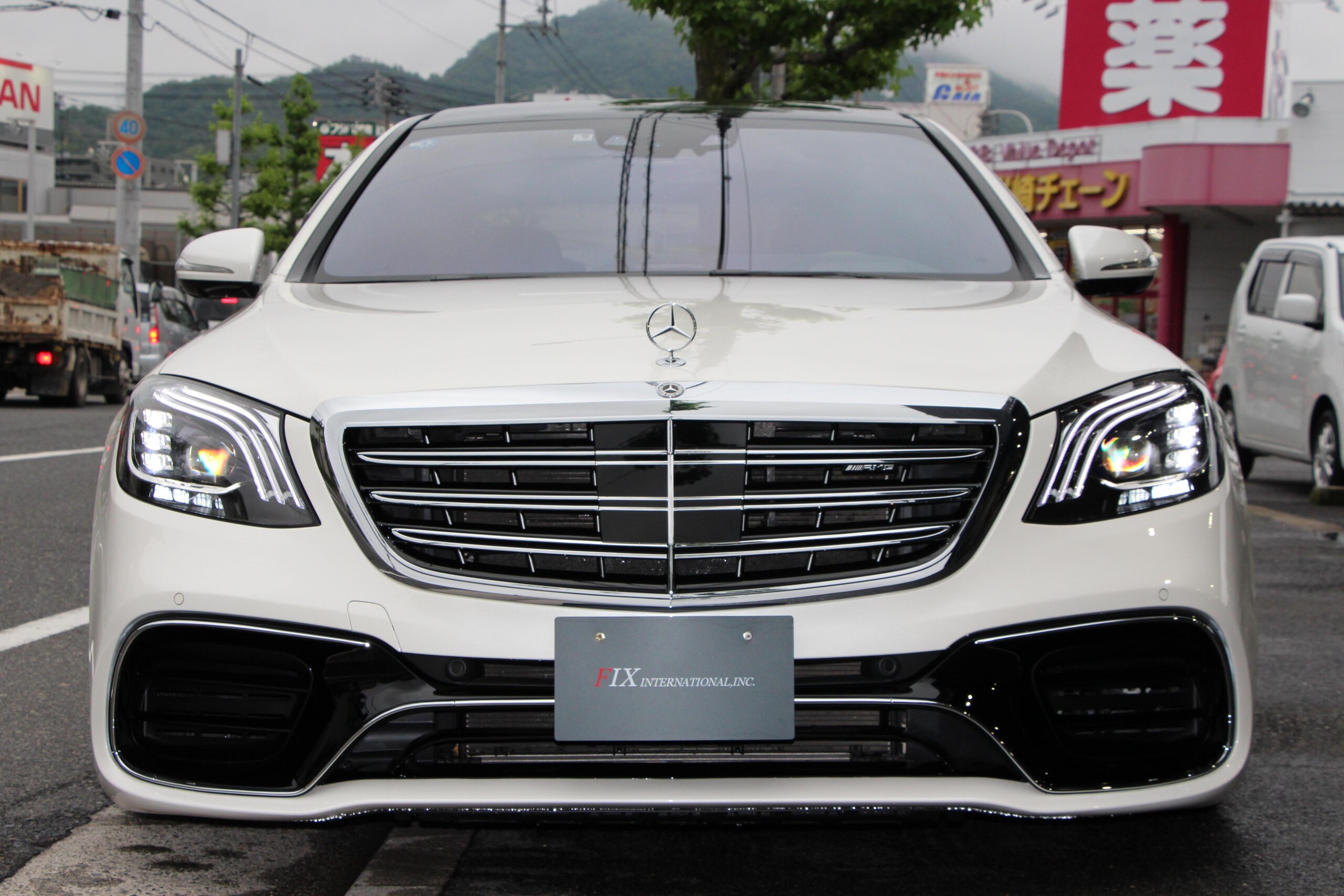 2015 Mercedes-Benz S-Class - メルセデス・ベンツ Sクラス S400 ハイブリッド エクスクルーシブ AMGライン S63後期仕様 黒革 SR HUD 360カメラ 保証付