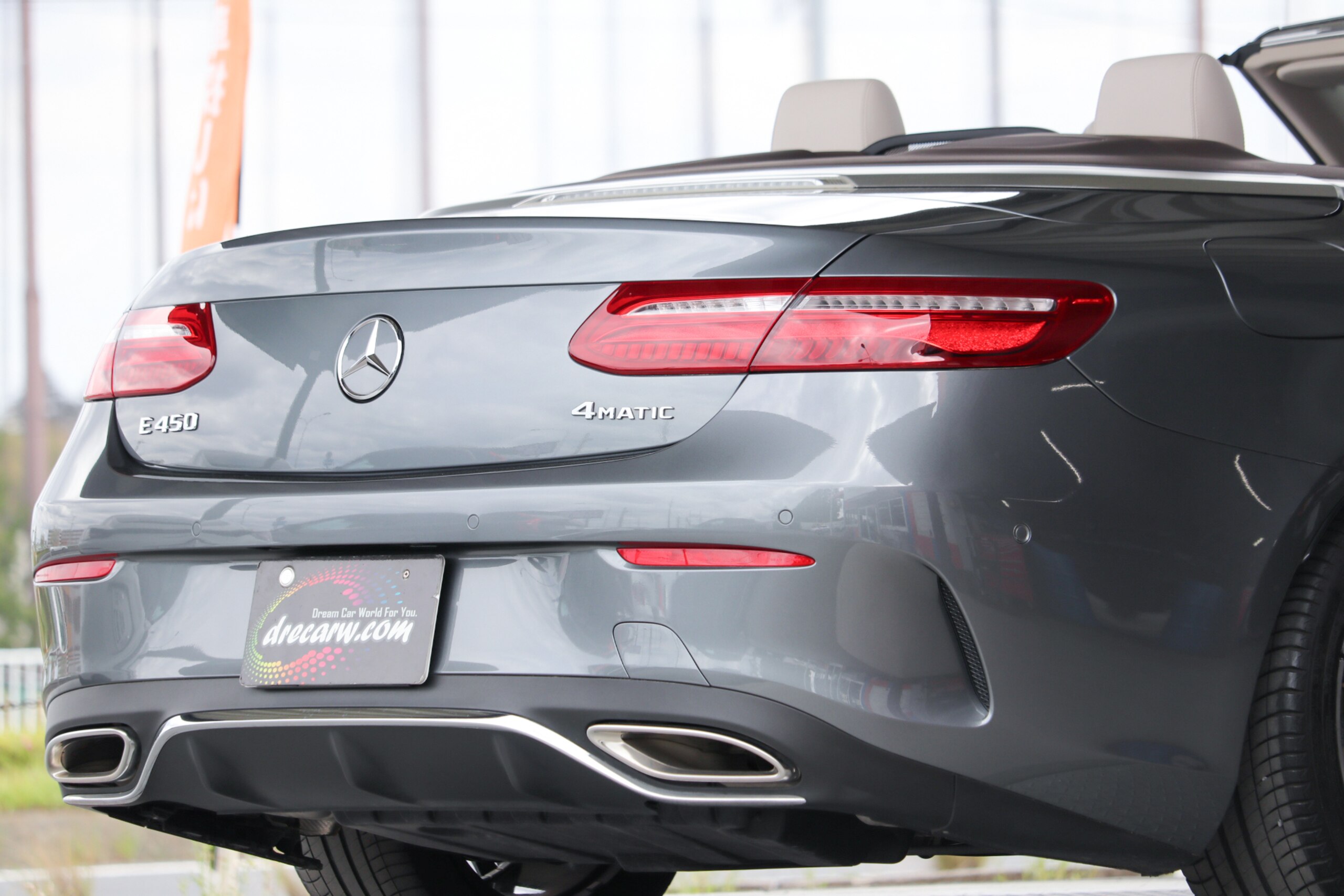2019 Mercedes-Benz E-Class Cabriolet - メルセデス・ベンツ Eクラスカブリオレ E450 4マチック スポーツ 4WD 左ハンドル・ベージュレザー・ブラウンソフトトップ・HUD・レーダーセーフティPKG・360度カメラ・マルチビームLEDライト・シートヒーター&ベンチレーション・アンビエントライト・純正19インチAW