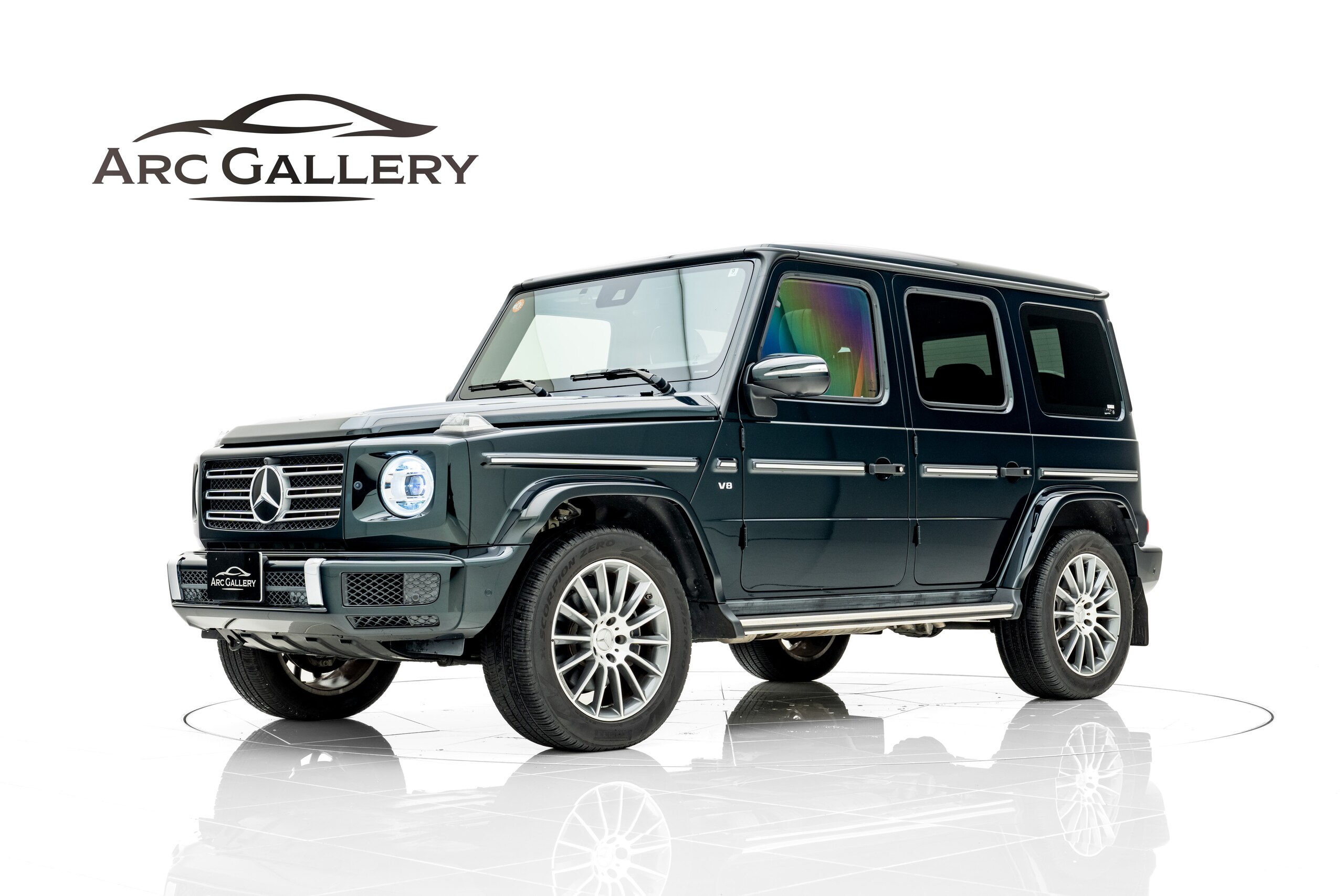 2018 Mercedes-Benz G-Class - メルセデス・ベンツ Gクラス G550 AMGライン 4WD エメラルドグリーン AMGカーボンファイバーインテリア スポーツエグゾーストシステム ブラックナッパレザーシート(レッドステッチ) AMG20インチAW スポーツステアリング レッドシートベルト