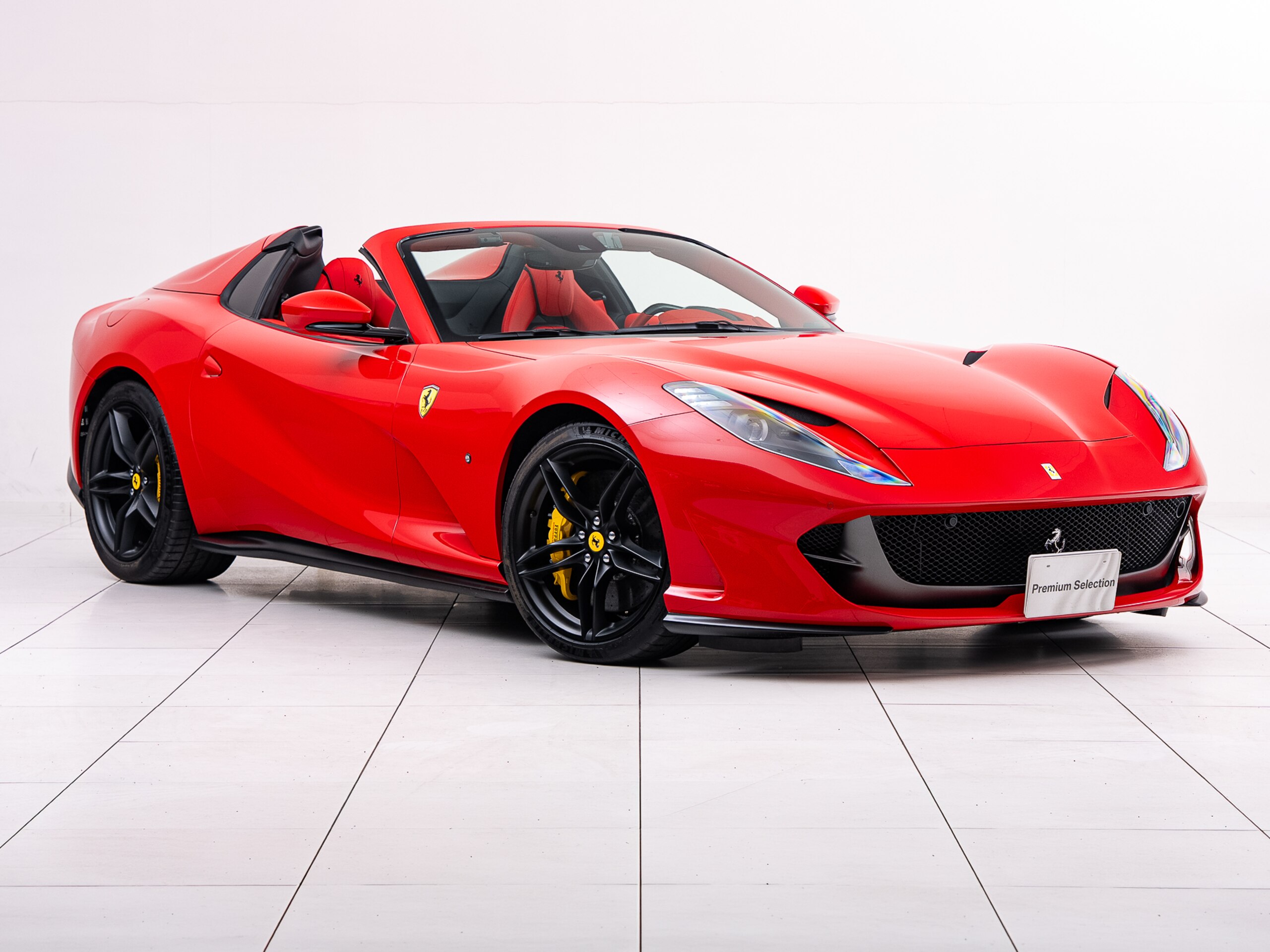 2021 Ferrari 812GTS - フェラーリ 812GTS F1 DCT 保証付 正規ディーラー車 フロントサスペンションリフター パーキングカメラ パッセンジャーディスプレイ カーボンファイバーステアリング+LED ドアパネルカラードレザーリクエスト JBLハイパワーオーディオ