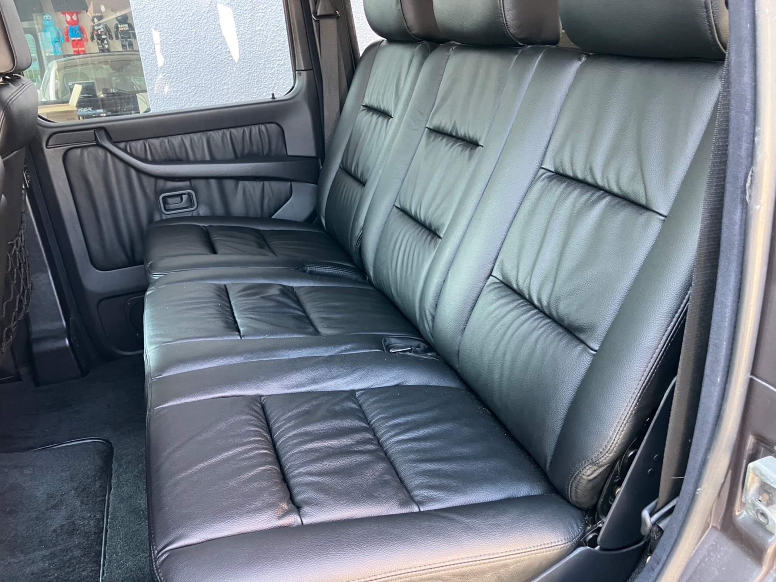 1999 Mercedes-Benz G-Class - メルセデス・ベンツ Gクラス AMG G55 ロング 4WD 同色レストア 7人乗 ホイールパウダー塗装済 新品タイヤ インテリアレストア済 黒革 サンルーフ 電動シート シートヒーター ETC 正規輸入車