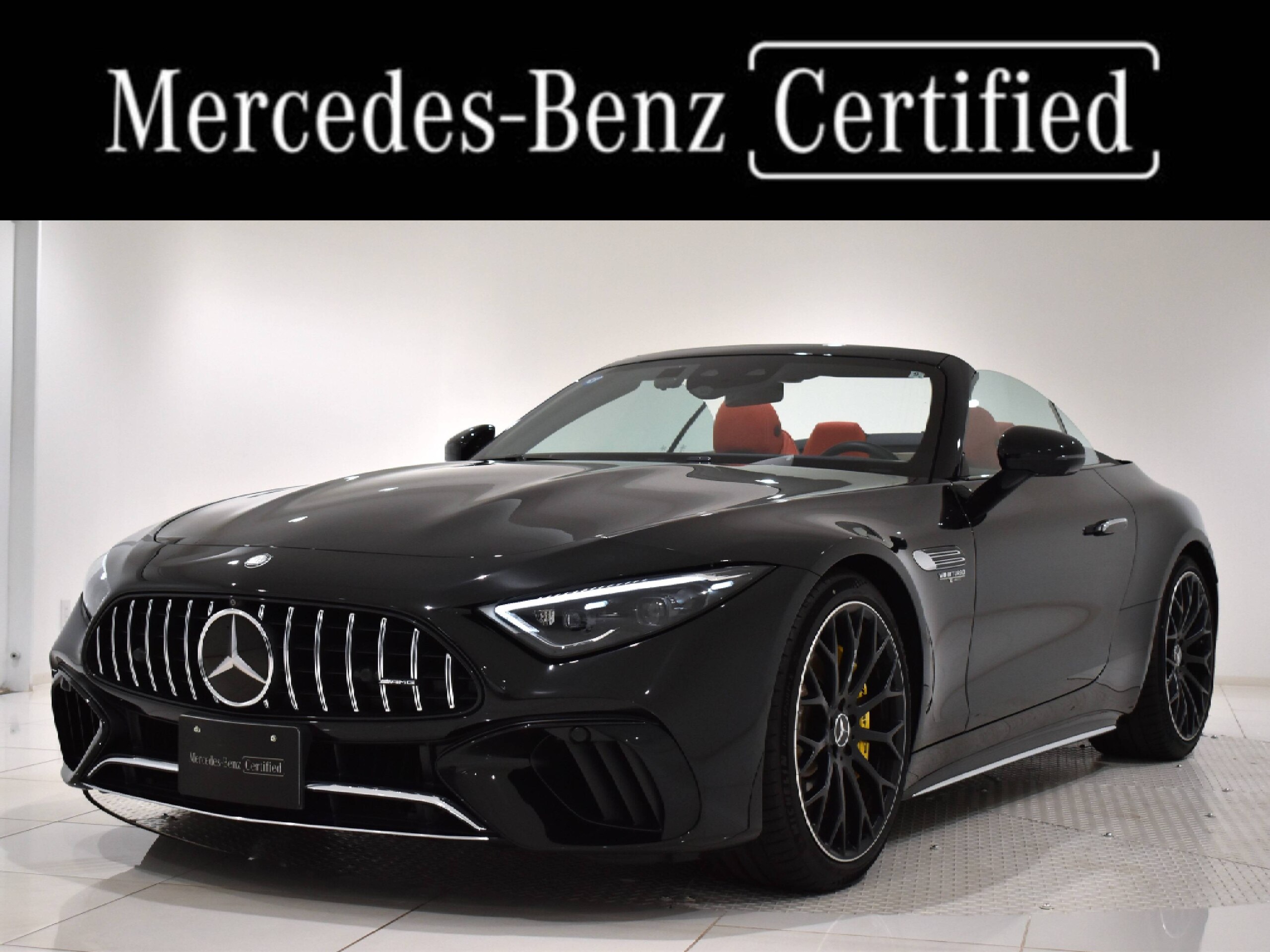 2024 Mercedes-AMG SLClass - メルセデスＡＭＧ SLクラス SL 63 4マチックプラス 4WD MP202301 正規認定中古車/2年保証/ソフトトップグレー/内装色レッドペッパー/ブルメスターハイエンド3Dサラウンドサウンドシステム/ヘッドアップディスプレイ/フロントアクスルリフトシステム/リアアクスルステアリング