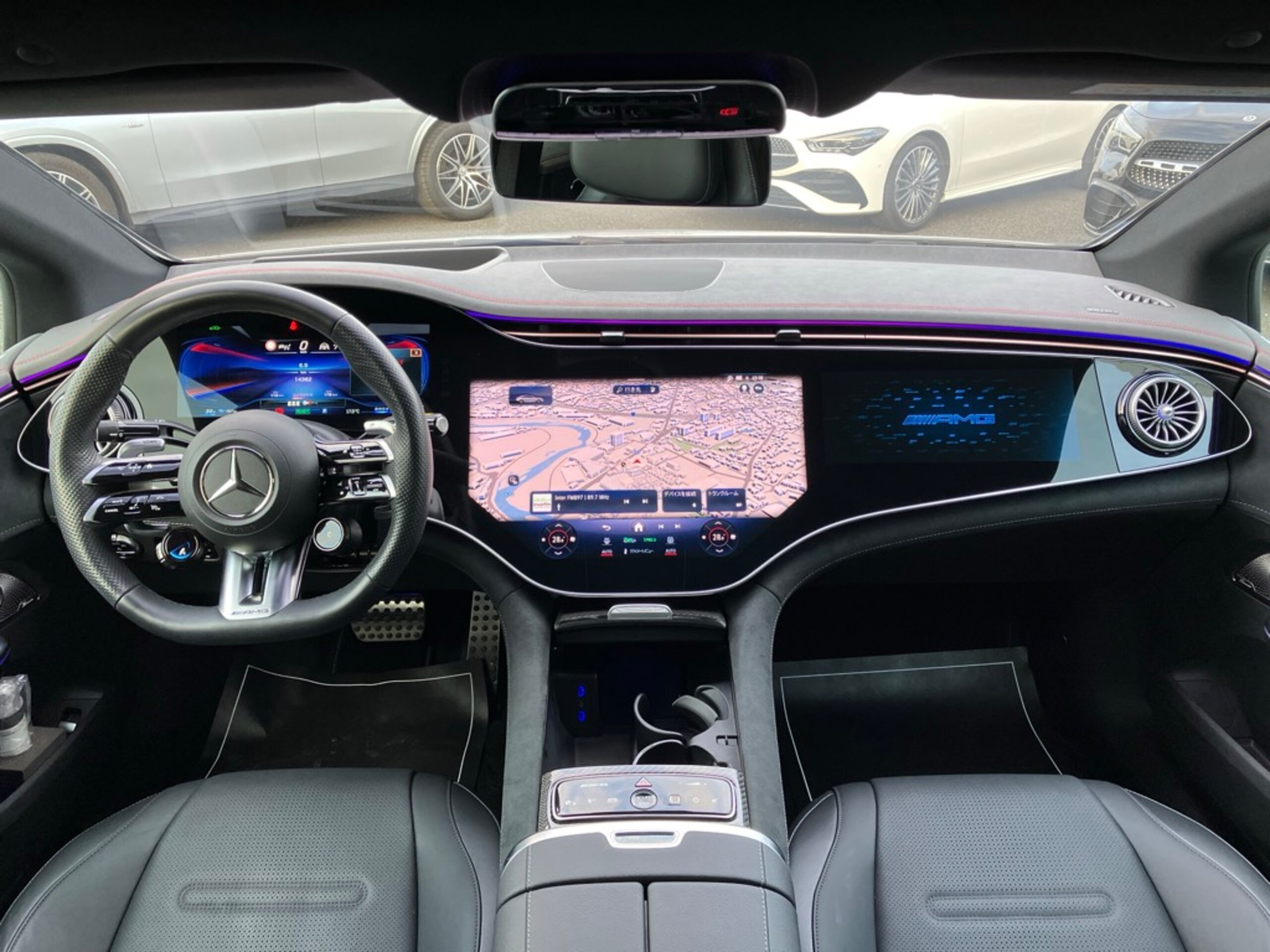 2024 Mercedes-AMG EQE - メルセデスＡＭＧ EQE 53 4マチックプラス 4WD MP202302 ワンオーナー スーパースクリーン シートベンチレーション メモリー付パワーシート ブルメスターサラウンド レーダーセーフティ 電動リアゲート 360度カメラ パノラミックスライディングルーフ