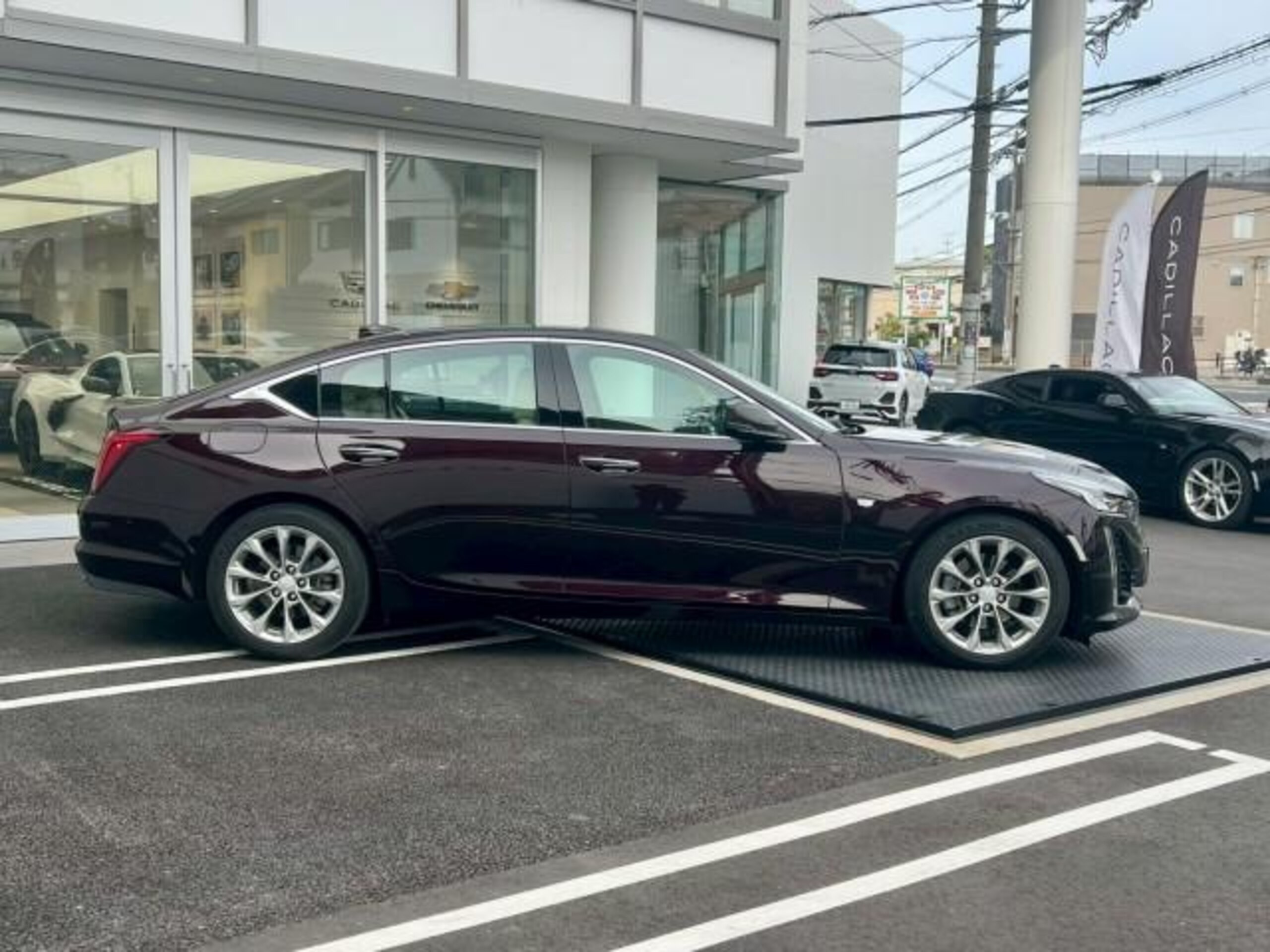 2021 Cadillac CT5 - キャデラック CT5 プラチナム 認定中古車 ガーネットメタリック LEDヘッドライト ブラックレザーシート シートヒーター ベンチレーション ステアリングヒーター ヘッドアップディスプレイ デジタルインナーミラー