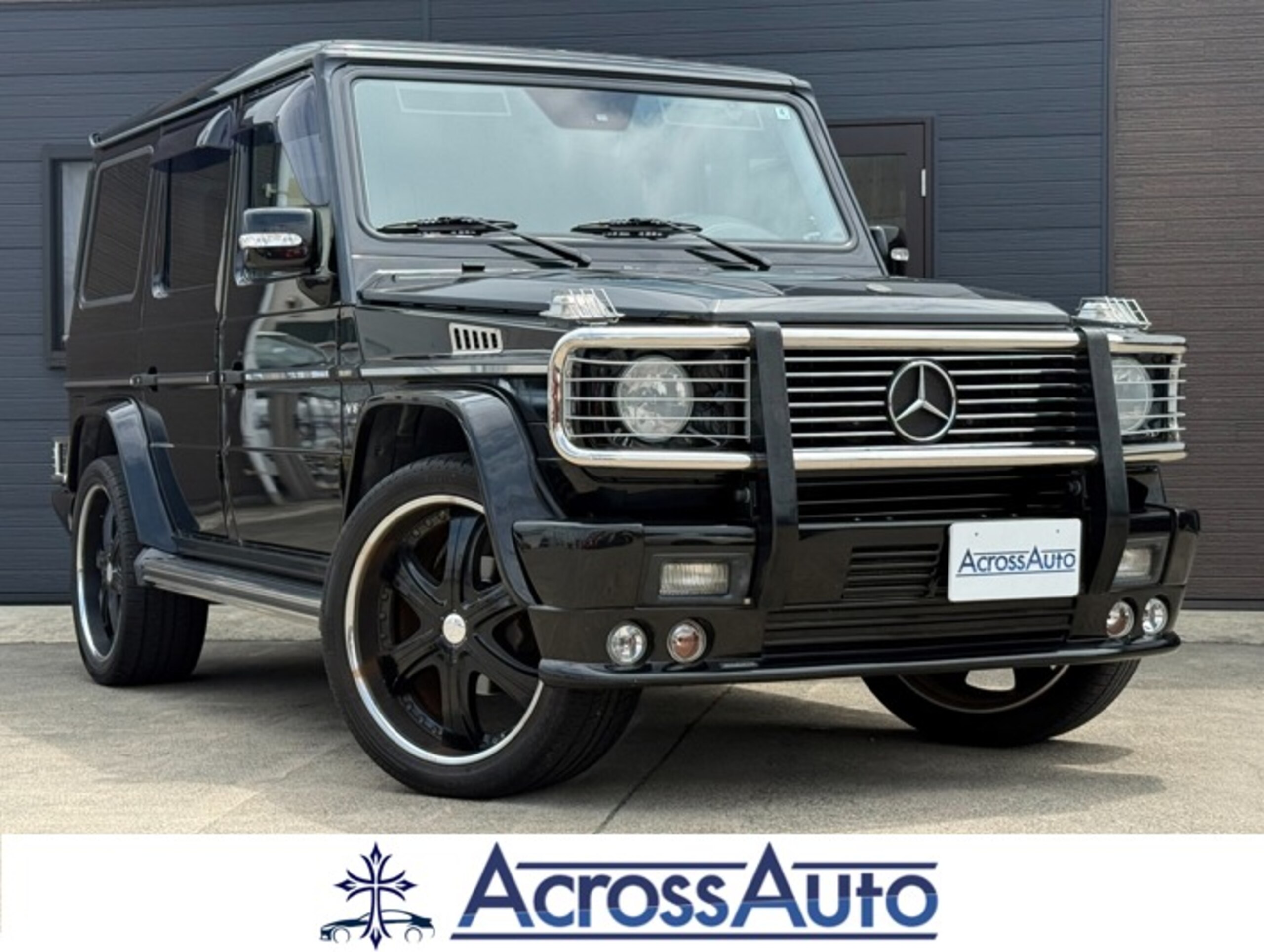 2004 Mercedes-Benz G-Class - メルセデス・ベンツ Gクラス G500L 4WD 左ハンドル エアロ 22インチアルミ サイドマフラー サンルーフ 本革シート スマートキー オートエアコン パワーウインドウ パワーステアリング