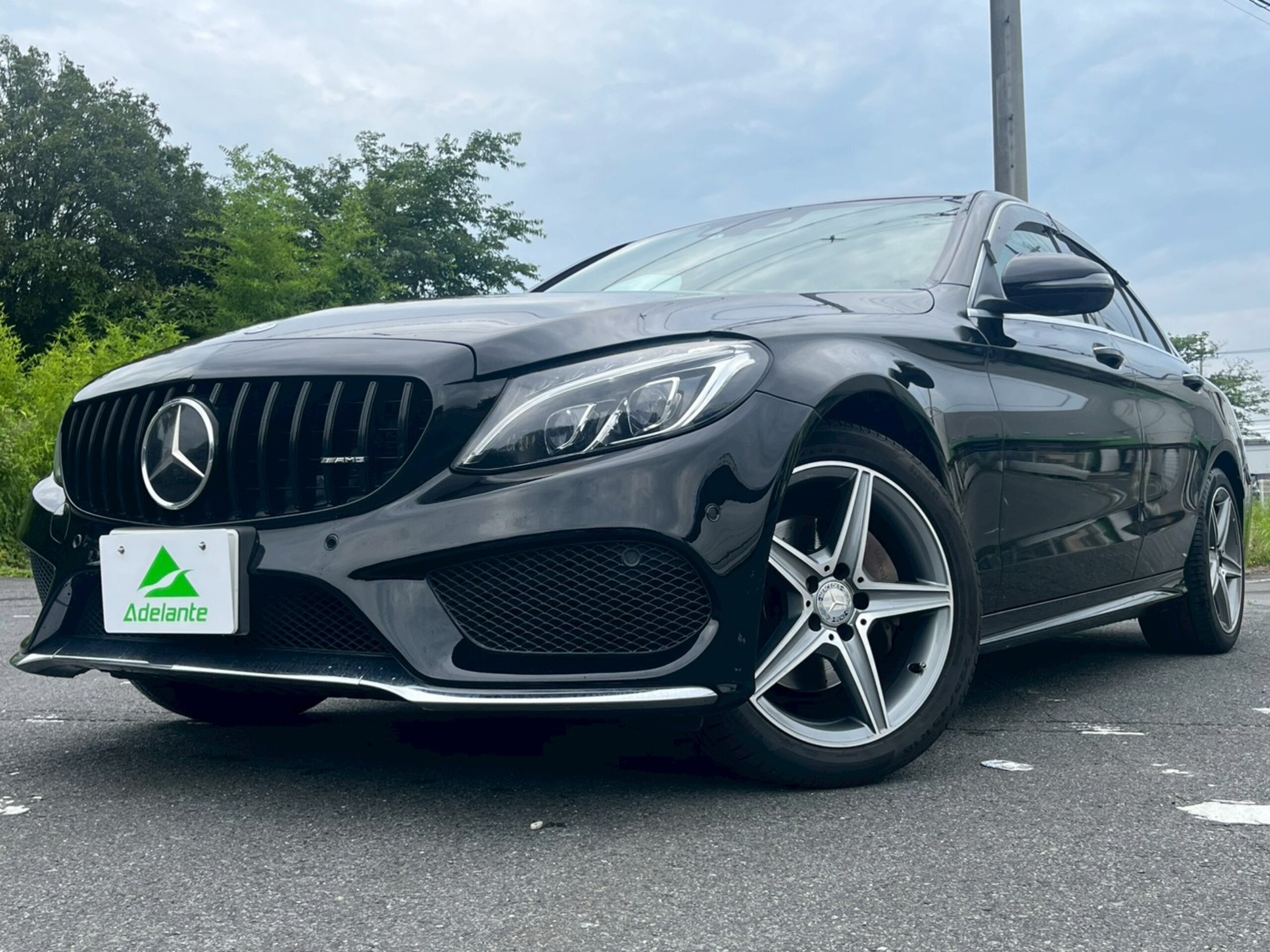 2016 Mercedes-Benz C-Class - メルセデス・ベンツ Cクラス C200 スポーツ エディション(本革仕様) 左ハンドル・サンルーフ・本革シート・ETC・地デジTV・バックカメラ・パドルシフト・アイドリングストップ・サイドバイザー・純正18インチAW・シートヒーター・シートメモリー・ユーザー買取車・クリアランスソナー
