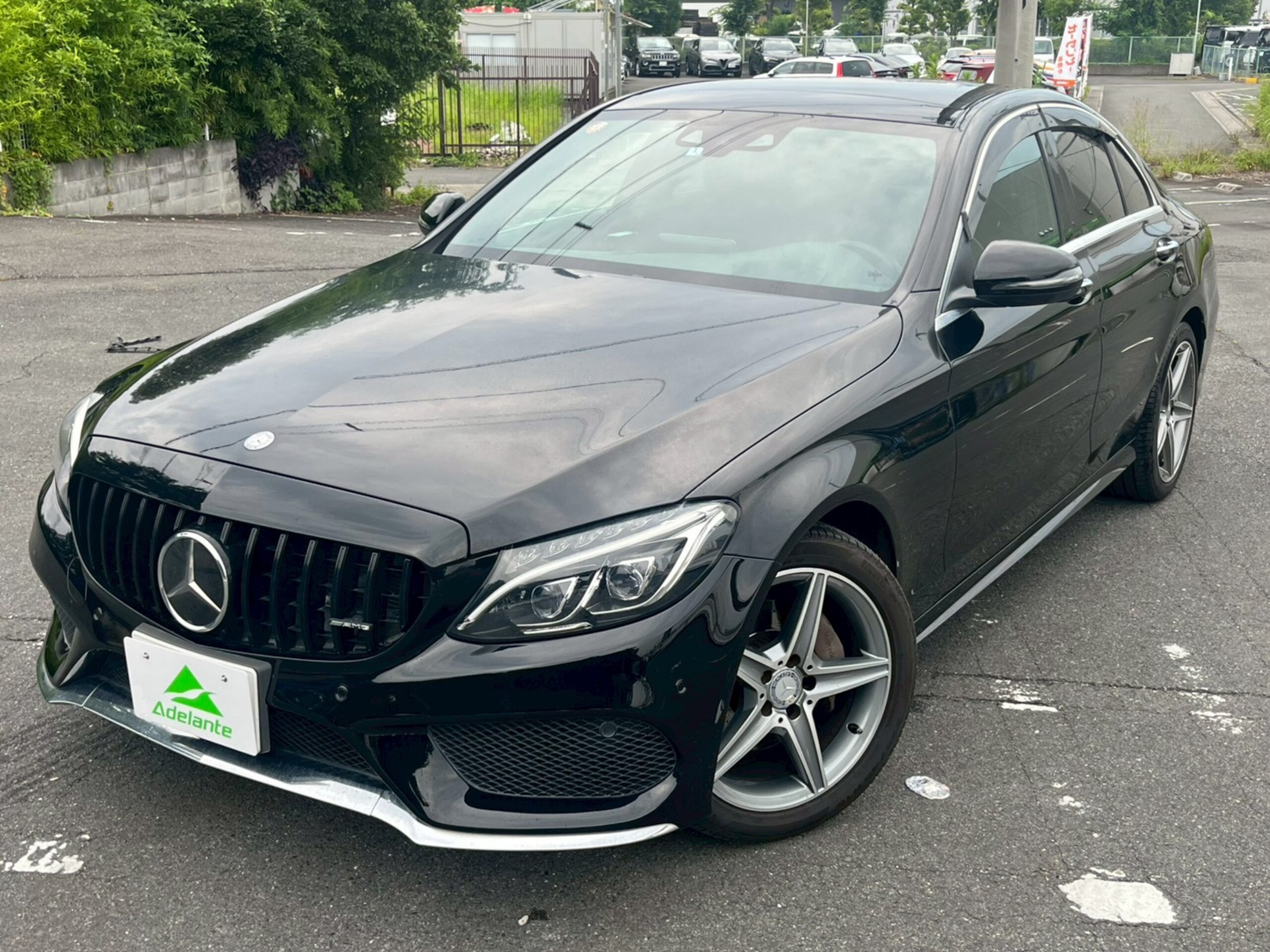 2016 Mercedes-Benz C-Class - メルセデス・ベンツ Cクラス C200 スポーツ エディション(本革仕様) 左ハンドル・サンルーフ・本革シート・ETC・地デジTV・バックカメラ・パドルシフト・アイドリングストップ・サイドバイザー・純正18インチAW・シートヒーター・シートメモリー・ユーザー買取車・クリアランスソナー