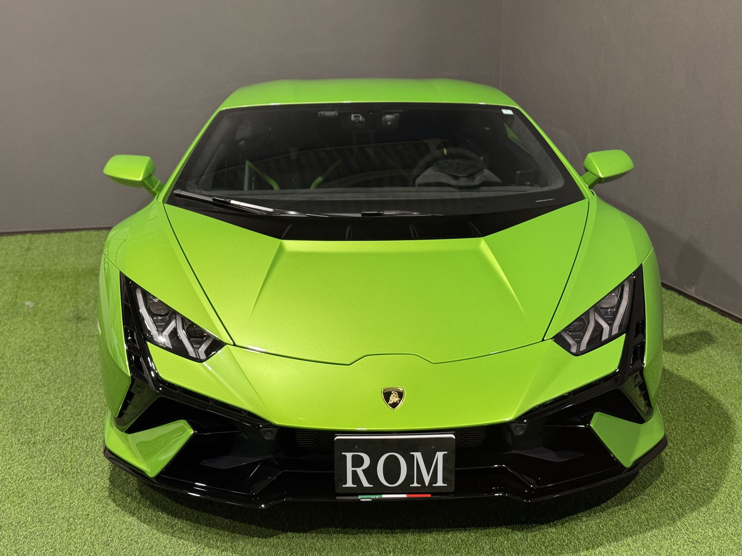 2024 Lamborghini Huracan - ランボルギーニ ウラカン テクニカ (LDF) 全OP写あり/可変バルブ/Fプロテクションフィルム/Verde Selvans/Sport seats/Damiso 20Shiny Black with monolock in Black/Dark chrome and Carbon Twil Pack/Rear Bonnet visible carbonfiber/ドラレコ