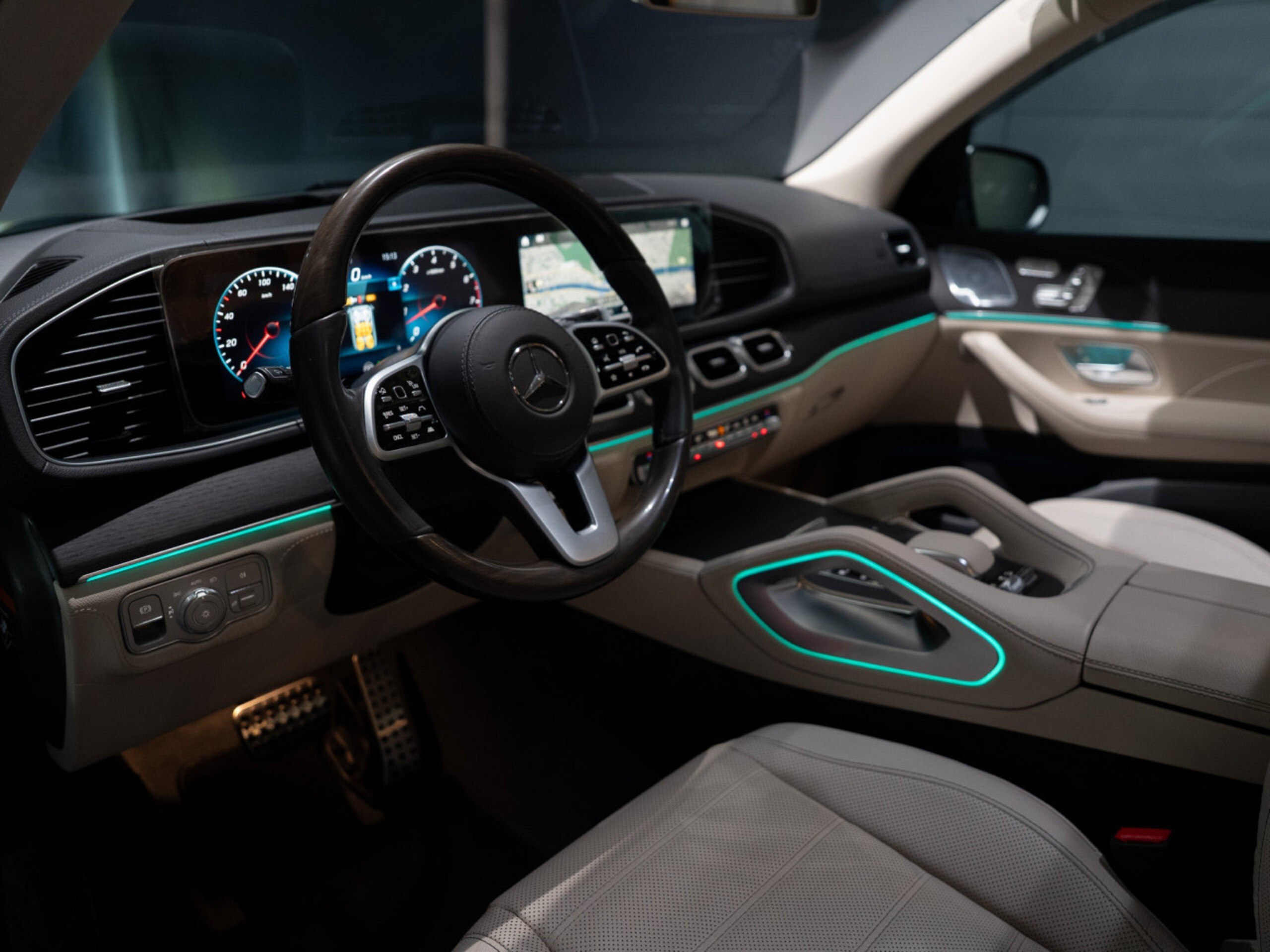 2021 Mercedes-Benz GLS - メルセデス・ベンツ GLS 580 4マチック スポーツ (ISG搭載モデル) 4WD AIS4 5点 ホワイトレザー ワンオーナー 左ハンドル エンジニアリングパッケージ 取説保証書スペアキー