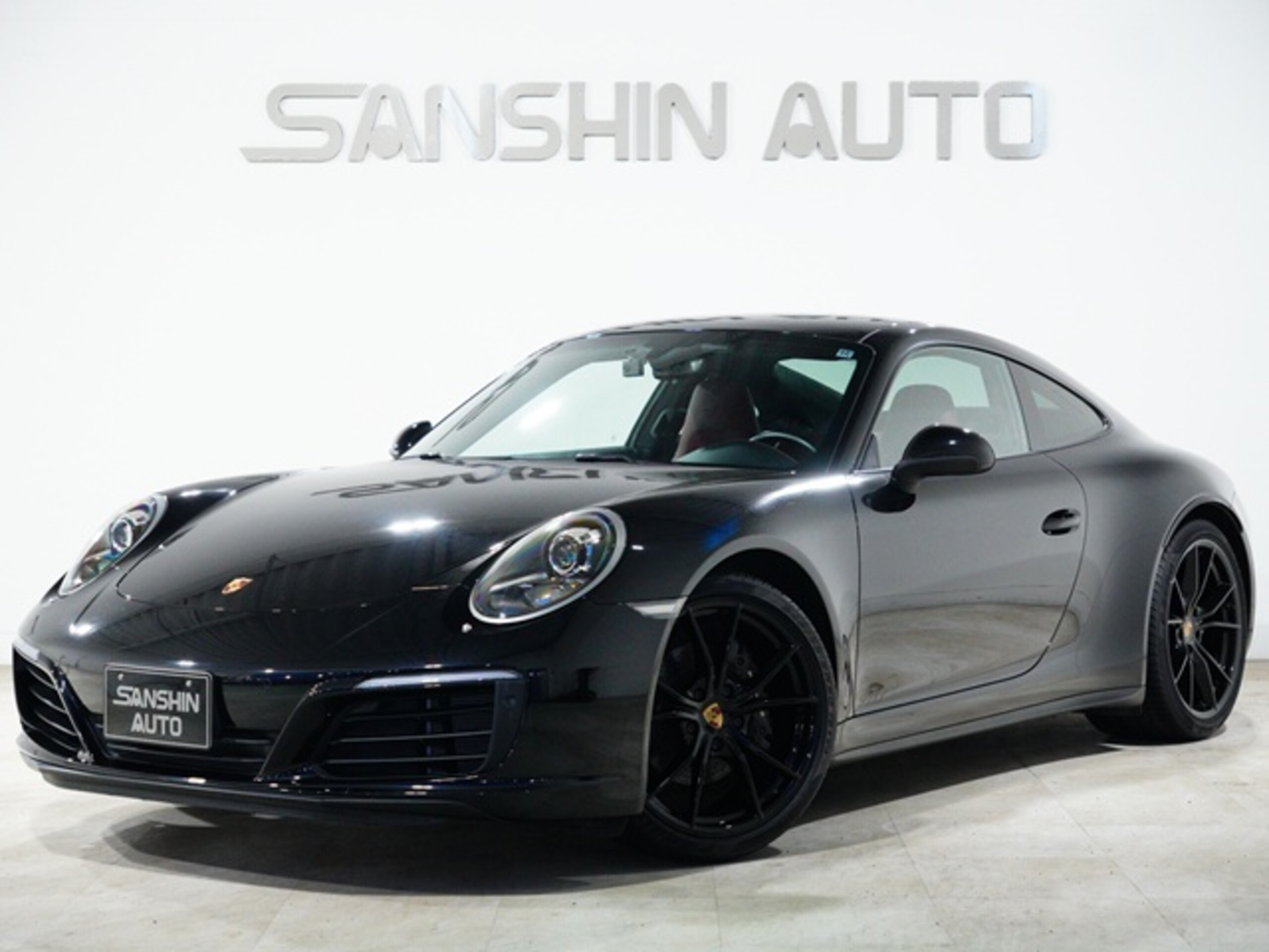 2016 Porsche 911 - ポルシェ 911 カレラ4 PDK 左ハンドル レッドレザーインテリア パワークラフトエグゾースト(純正あり) 純正20/21インチAW バックカメラ ドライブレコーダー GTスポーツステアリング スポーツエキゾースト PDLS ドラレコ