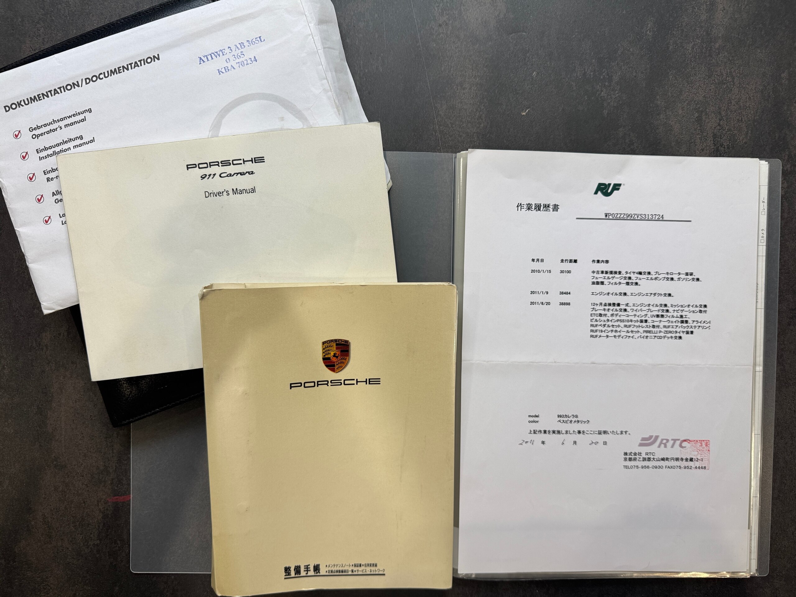 1997 Porsche 911 - ポルシェ 911 カレラS 6MT 純正PCCM RUFホイール・メーター