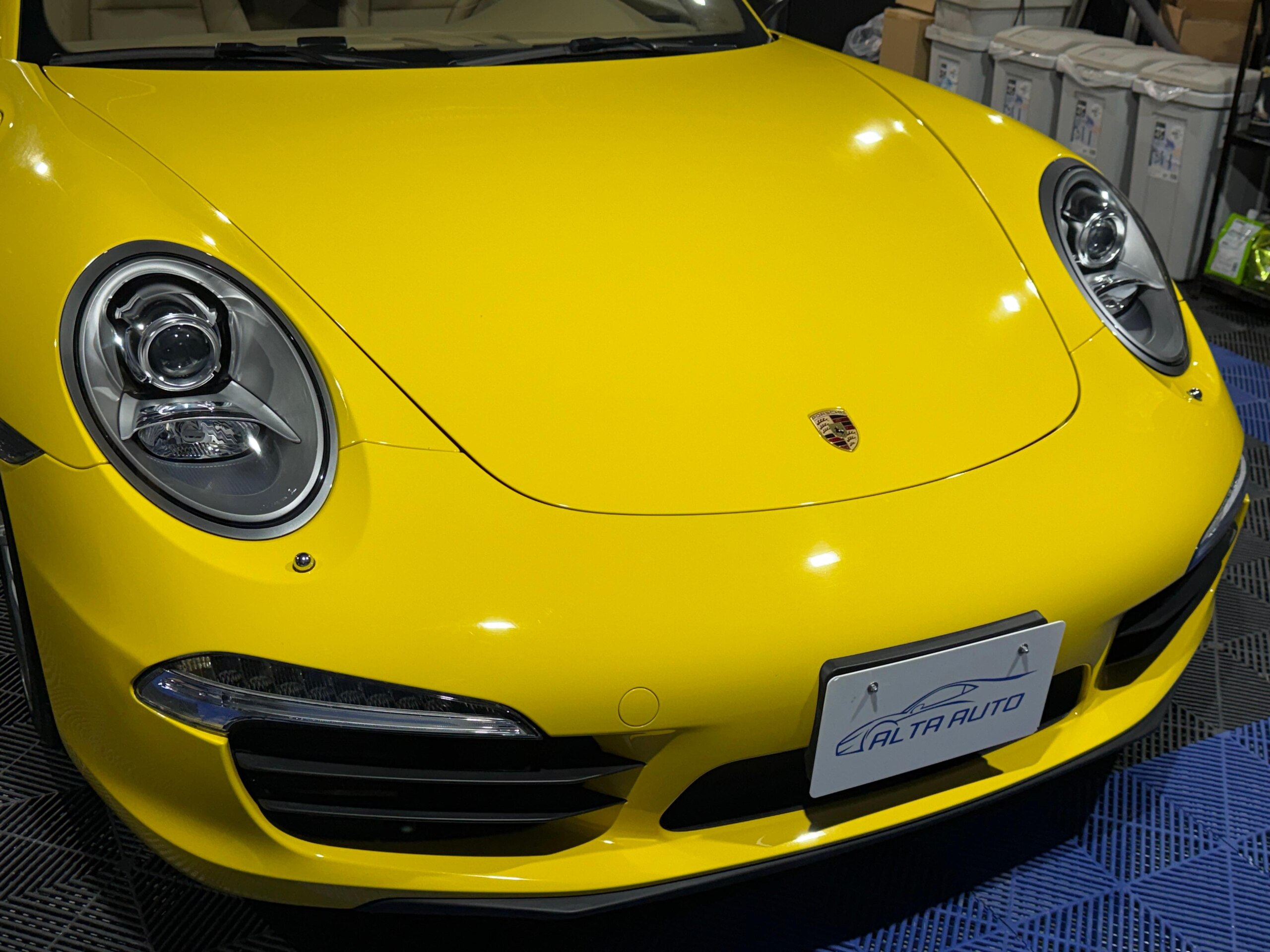 2015 Porsche 911 Cabriolet - ポルシェ 911カブリオレ カレラ PDK 7速AT/レザーインテリア ルクソールベージュ/シートヒーター/純正19インチAW/電動可倒ミラー/ドラレコ/ETC/スモーカーパッケージ