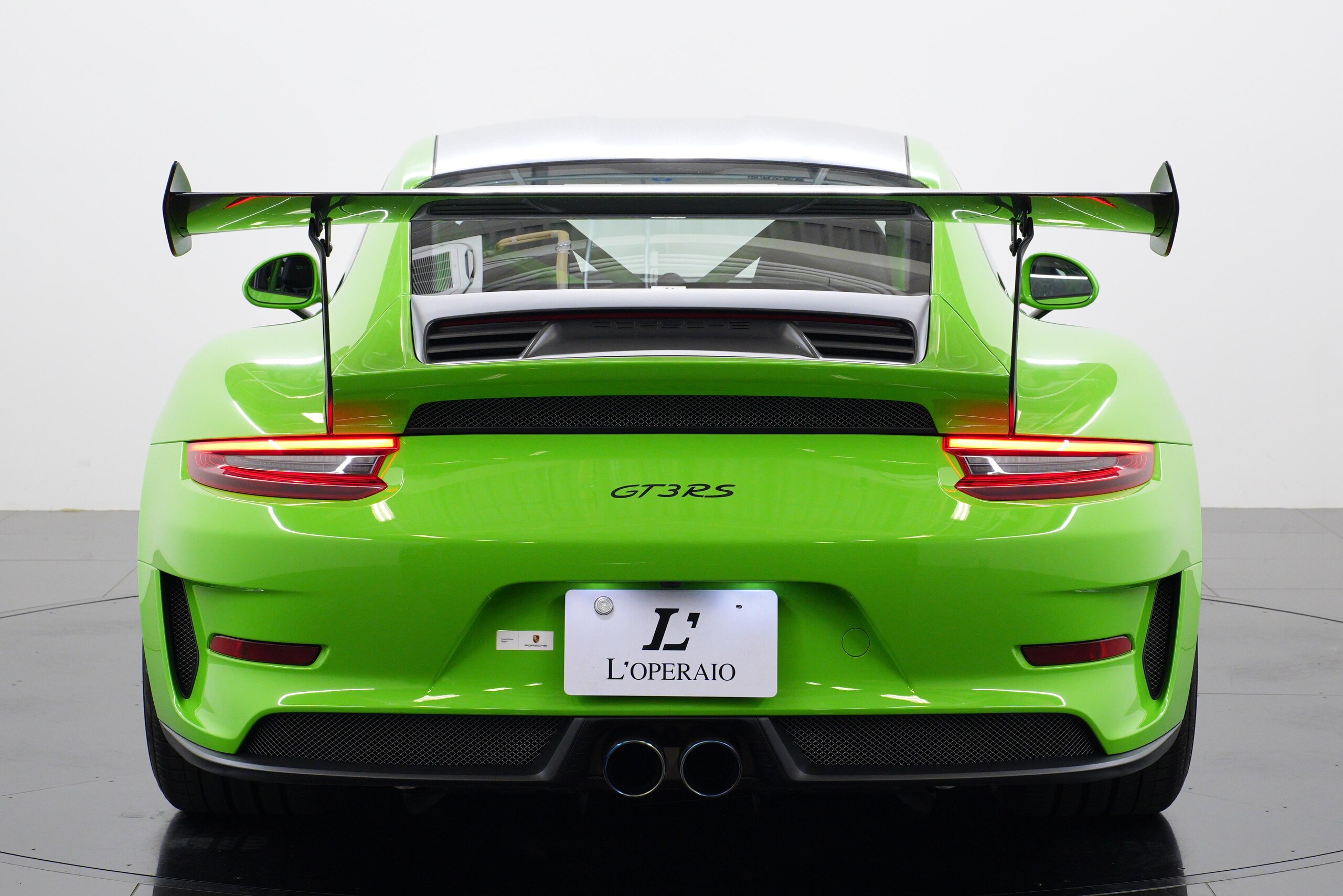 2019 Porsche 911 - ポルシェ 911 GT3 RS PDK クロノパッケージ スポーツエグゾースト ブラックインナーPDLS付LEDヘッドライト 純正20/21インチ鍛造ホイール クラブスポーツPKG カーボンインテリアPKG GTスポーツアルカンターラステアリング GT3RSエアロ