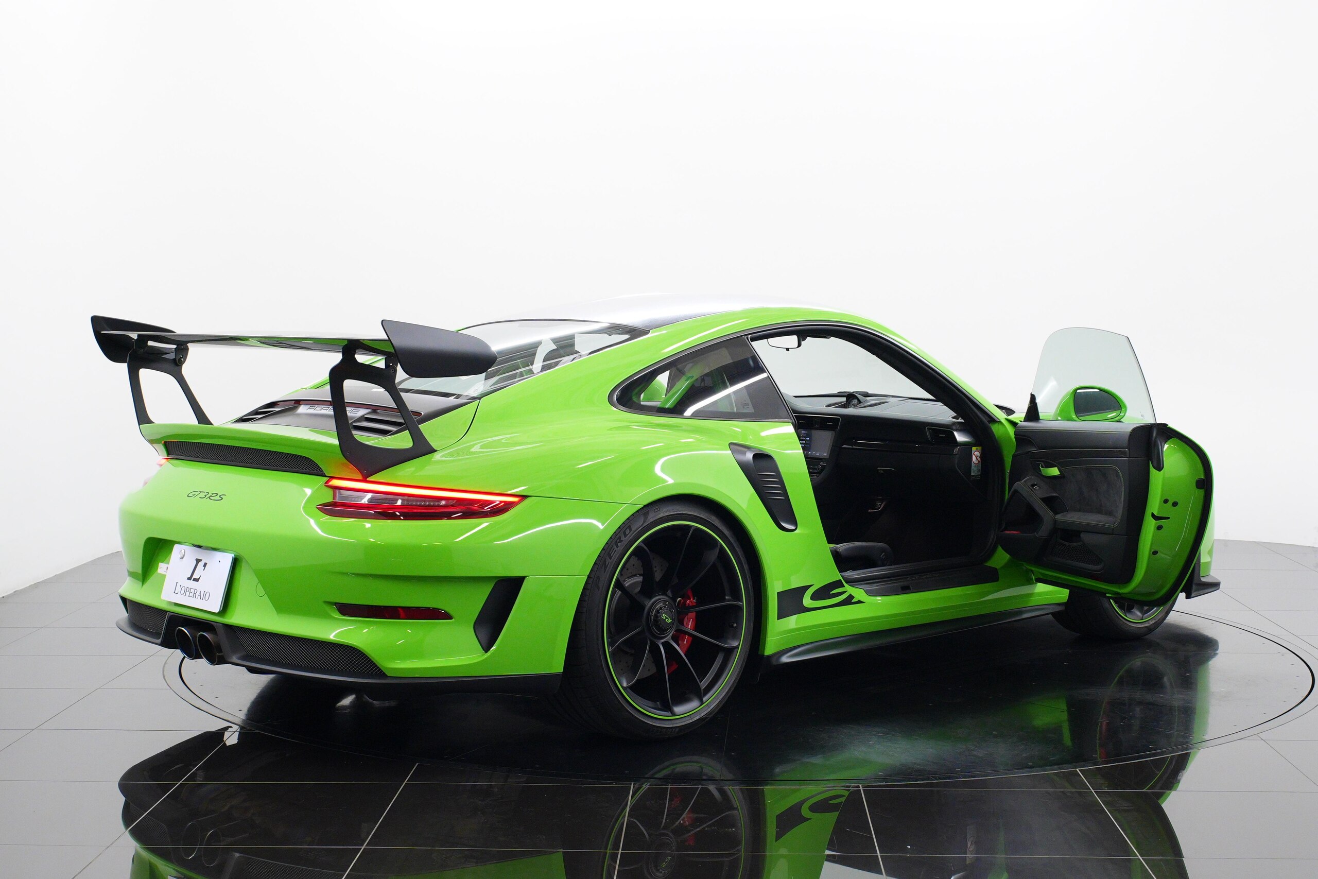2019 Porsche 911 - ポルシェ 911 GT3 RS PDK クロノパッケージ スポーツエグゾースト ブラックインナーPDLS付LEDヘッドライト 純正20/21インチ鍛造ホイール クラブスポーツPKG カーボンインテリアPKG GTスポーツアルカンターラステアリング GT3RSエアロ
