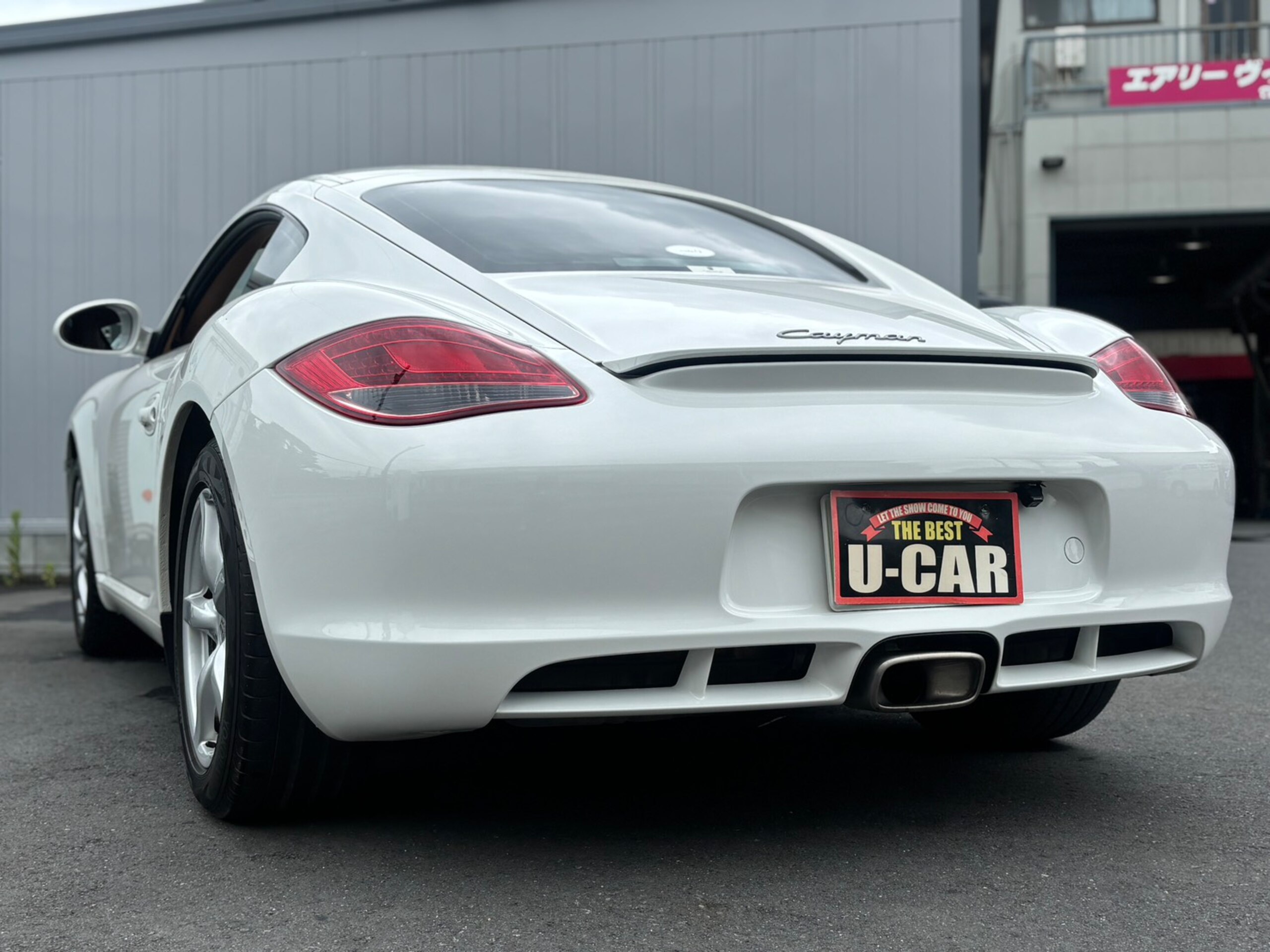 2010 Porsche Cayman - ポルシェ ケイマン PDK ユーザー買取車/スポーツクロノPKG/正規ディーラー車/左ハンドル/ベージュインテリア/ハーフレザーシート/シートヒーター/クラリオンナビ/フルセグTV/バックカメラ/BT接続可/ETC/HIDヘッドライト/車検整備付